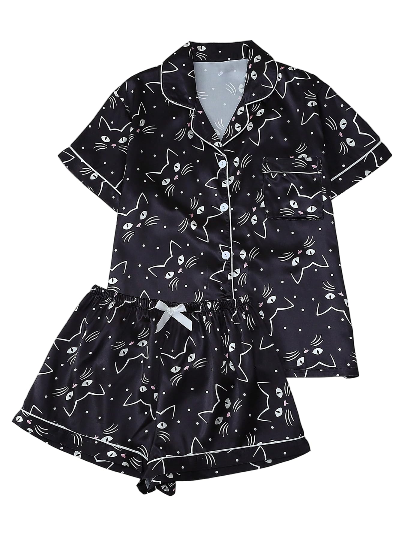 Verdusa Pajamas For Women Set 2 Piece Cute Pjs Sleepwear Lounge Sets