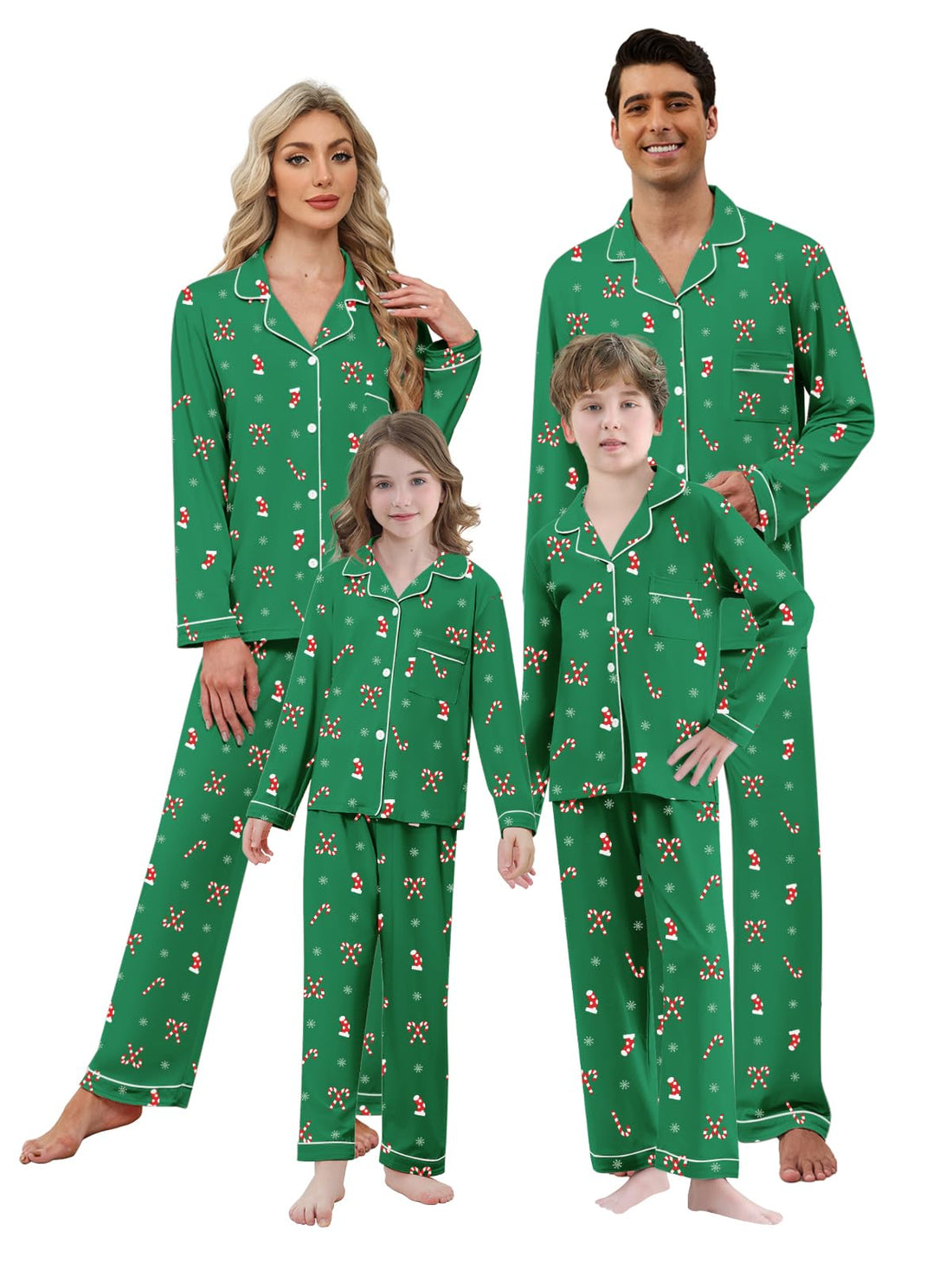 Umeyda Christmas Family Matching Pajamas Festival Sleepwear for Adults Kids