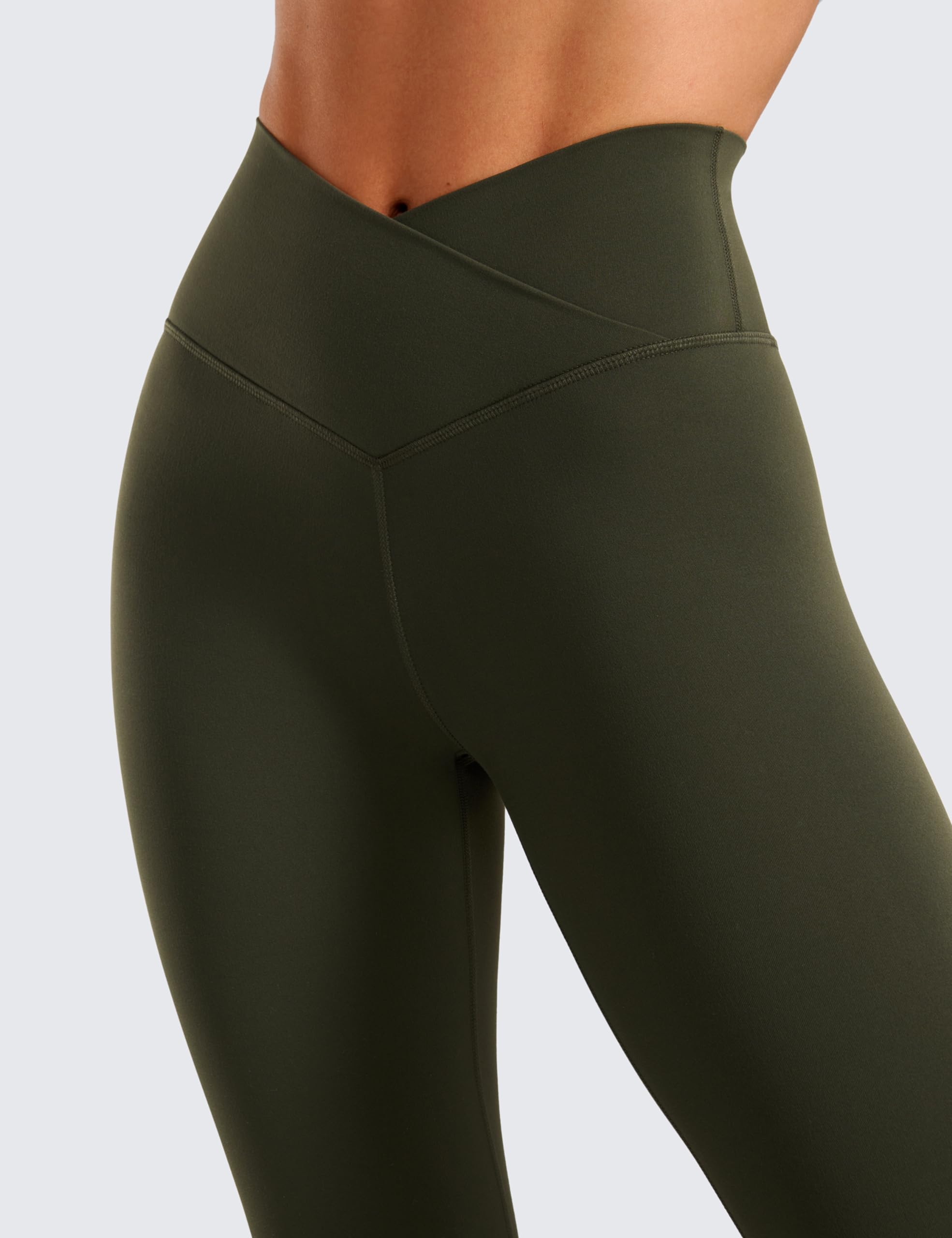 CRZ YOGA Crossover Waist Leggings 25"