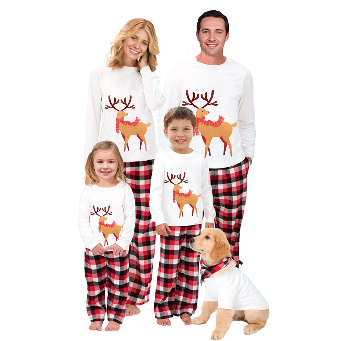 WephuPSho Christmas Family Matching Pajamas, Festive Xmas Jammies Sets for the Whole Family, Holiday Pjs Christmas