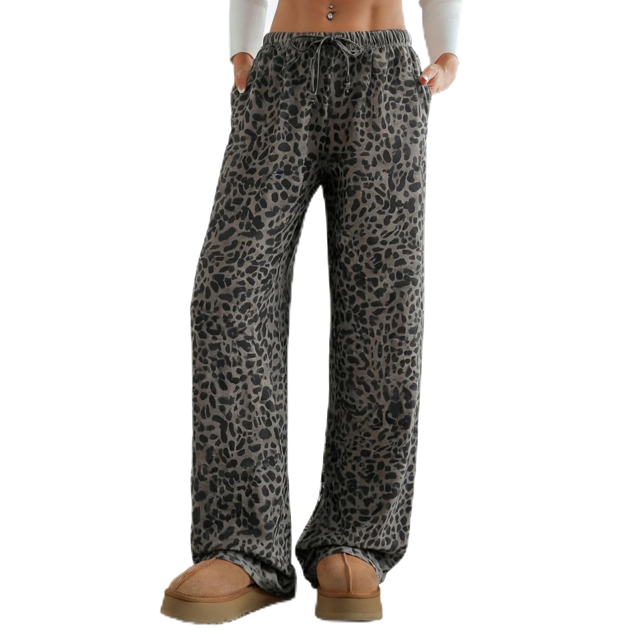 Women's Wide Leg Lounge Pants with Pockets 22/30 Inseam
