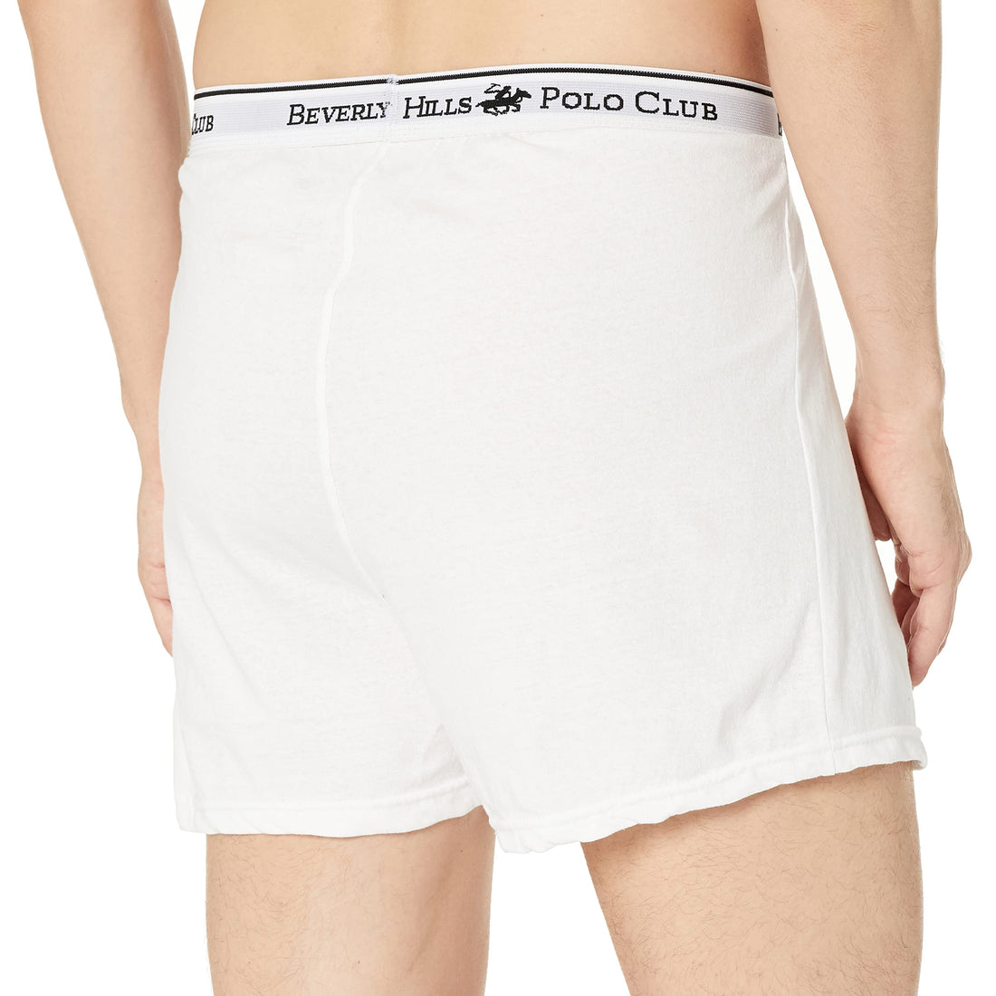 Beverly Hills Polo Club Men's 4 Pack Knit Boxer Short