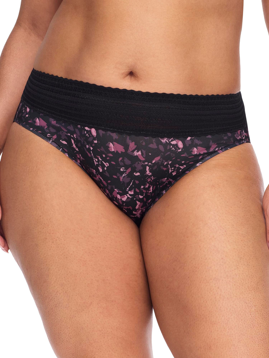 Warner's Women's No Pinching, No Problems Dig-Free Comfort Waist with Lace Microfiber Hi-Cut 5109J
