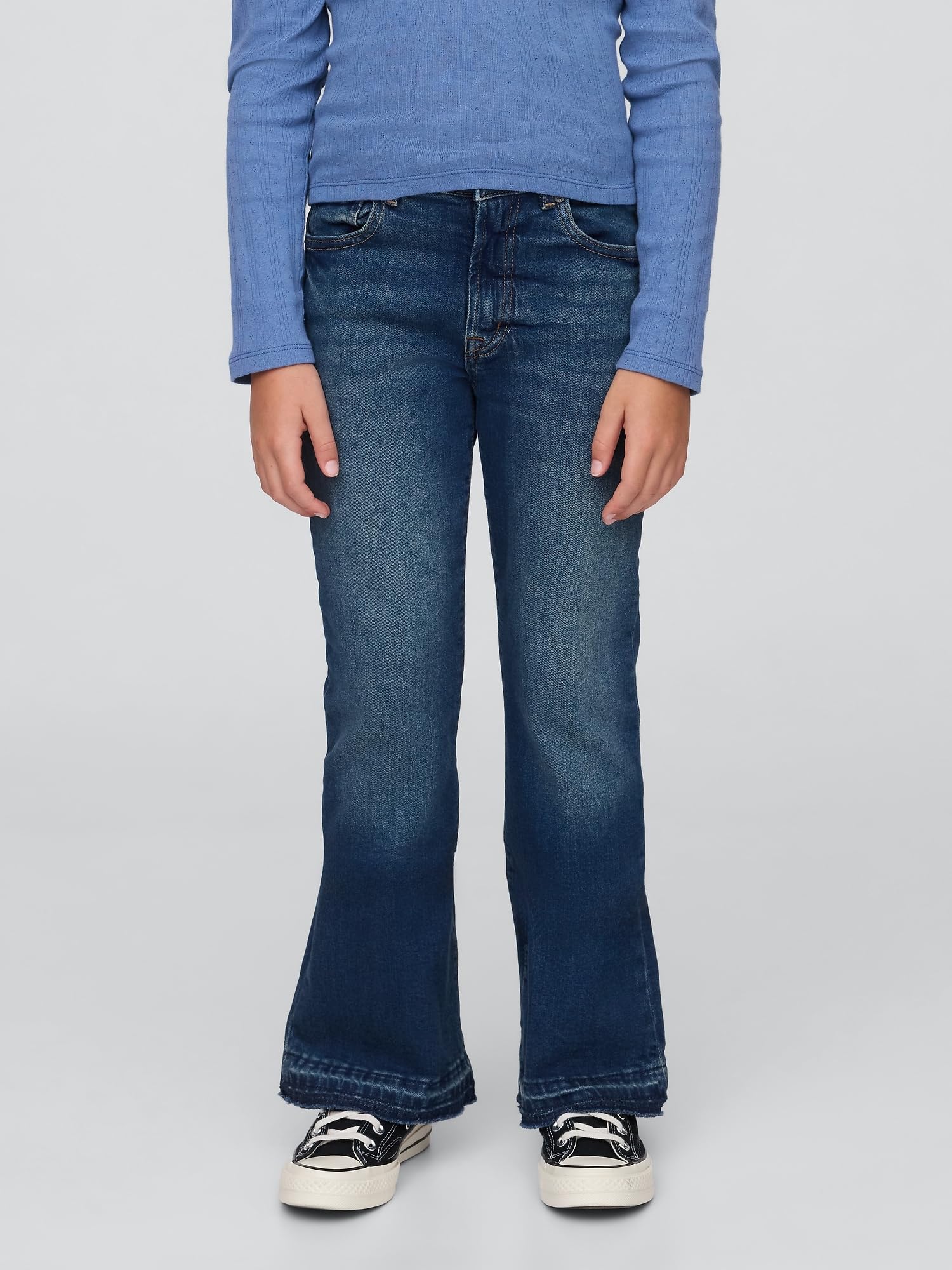 Gap Girls' High Rise Flare Jeans