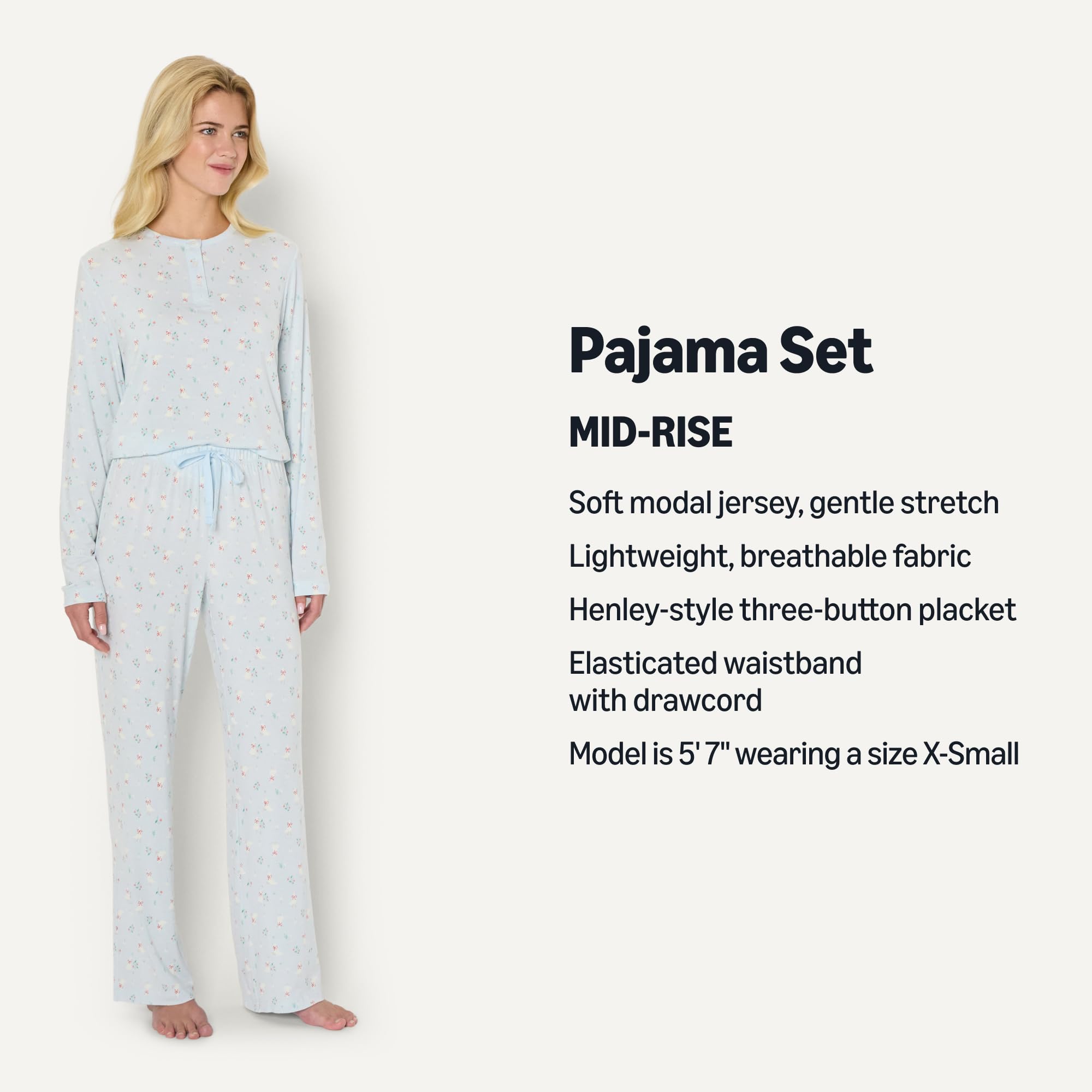 Amazon Essentials x Sofia Grainge Mommy and Me Long Sleeve Pajama Set