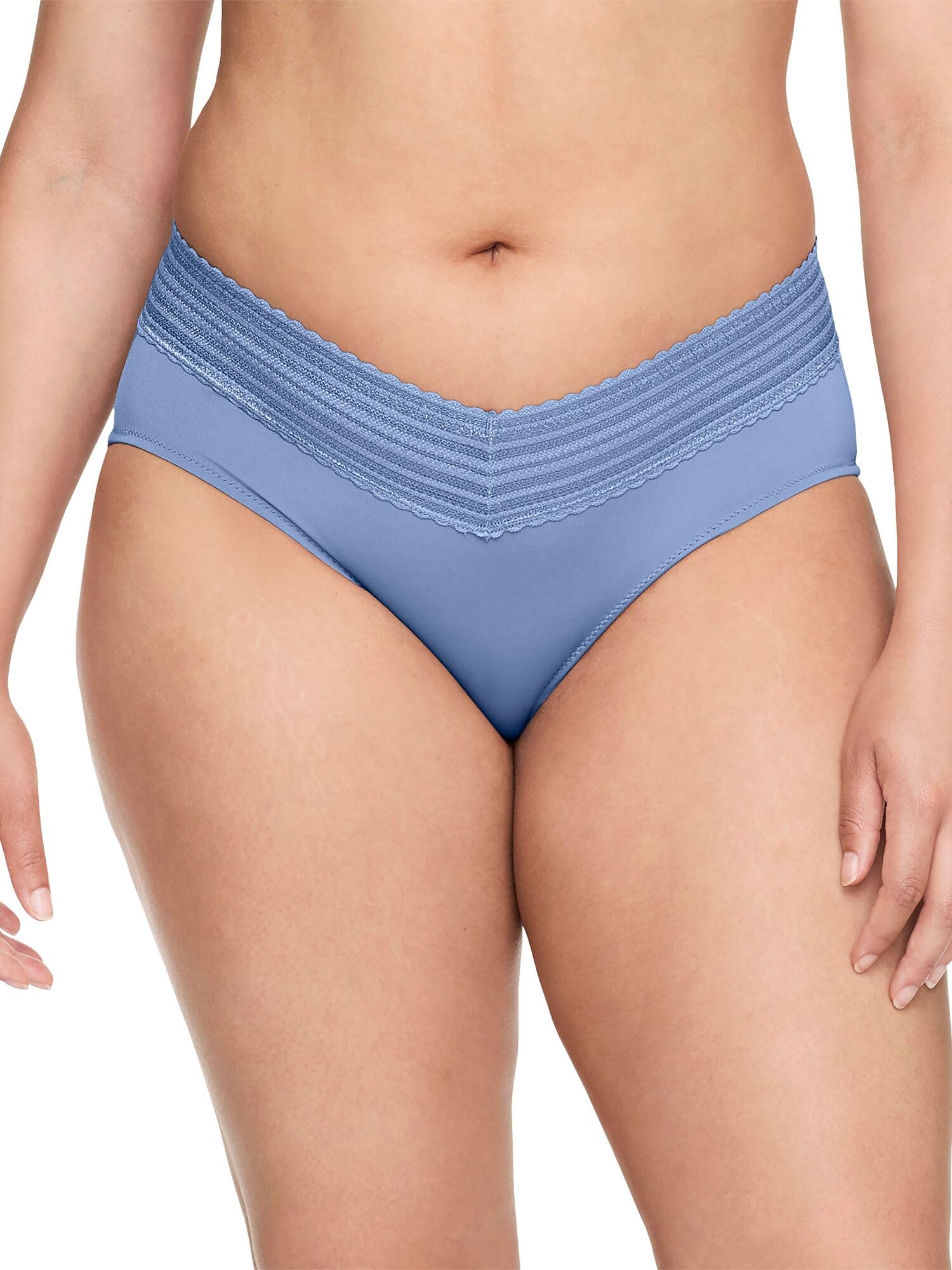 Warner's womens No Pinching No Problems Dig-free Comfort Waist With Lace Microfiber Hipster 5609j