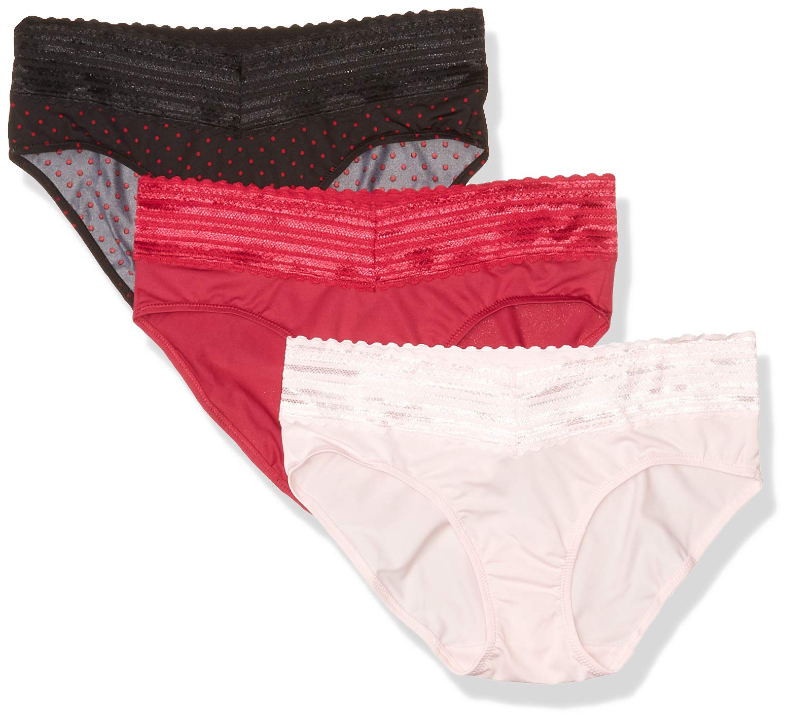 Warner's womens Blissful Benefits No Muffin 3 Pack Hipster Panties