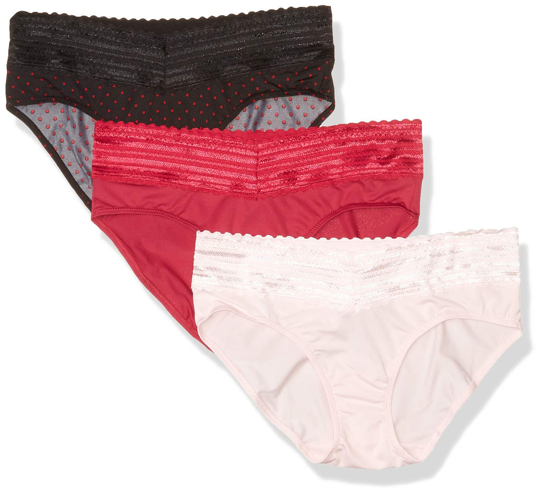 Warner's womens Blissful Benefits No Muffin 3 Pack Hipster Panties