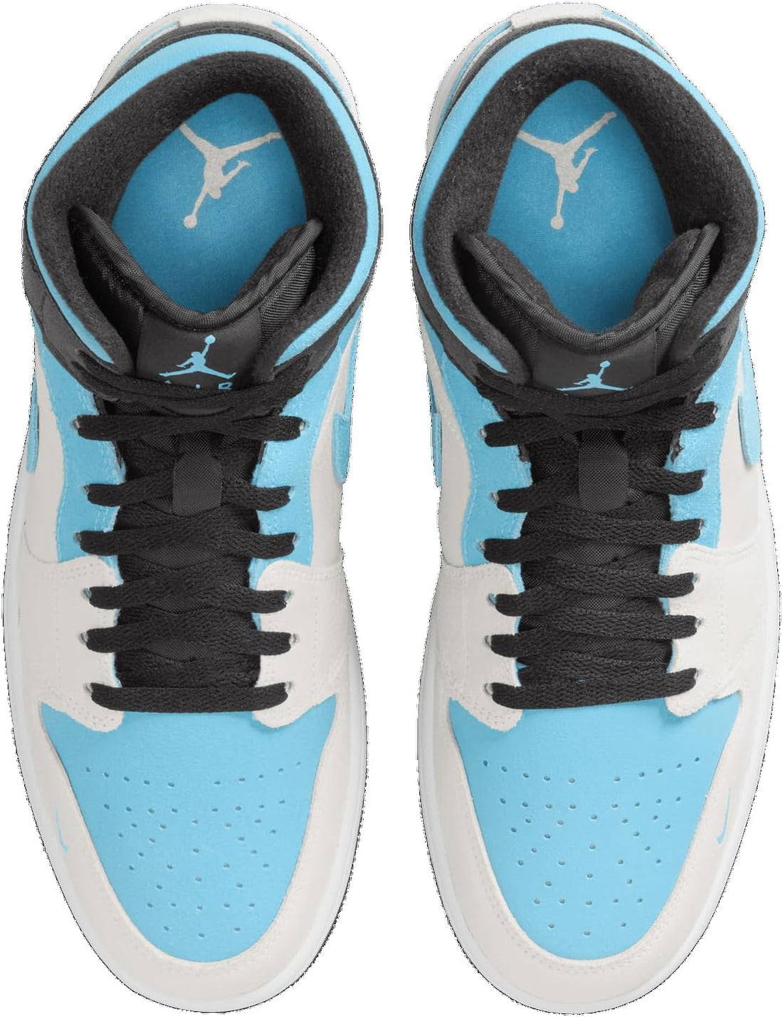 Jordan Air 1 Mid Se - Men's (Summit White/Blue Chill/Anthracite)