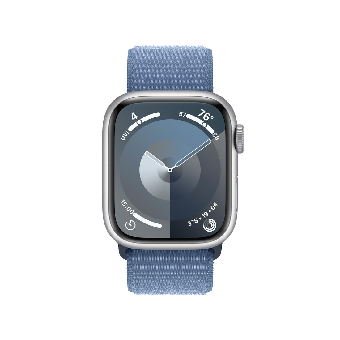 Apple Watch Series 9 [GPS, 45mm] - Starlight Aluminum Case with Starlight Sport Band, S/M (Renewed)