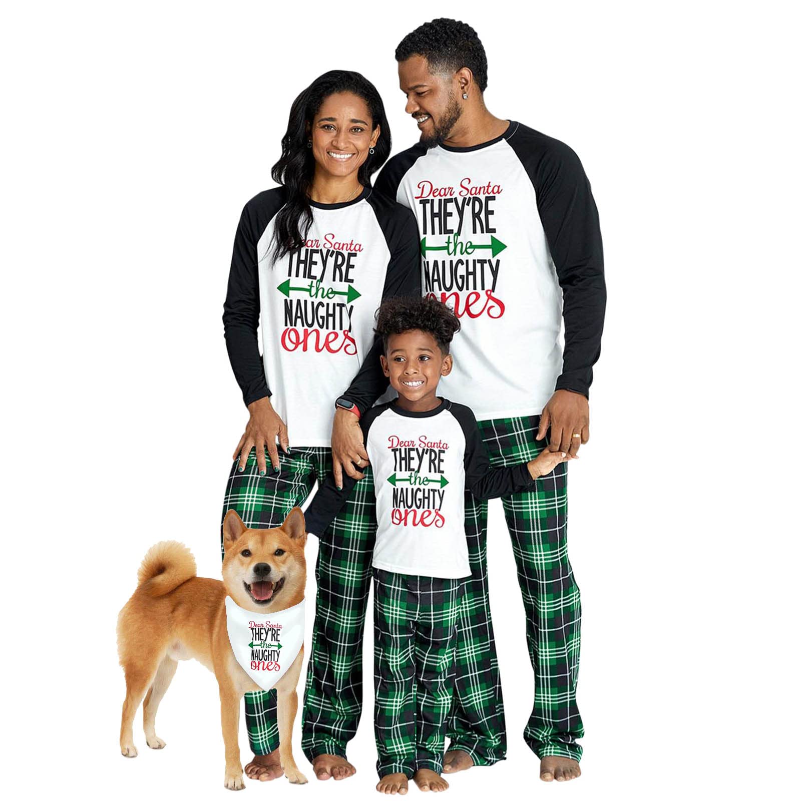 IFFEI Family Christmas Pajamas Matching Sets with Graphic Tops and Pockets