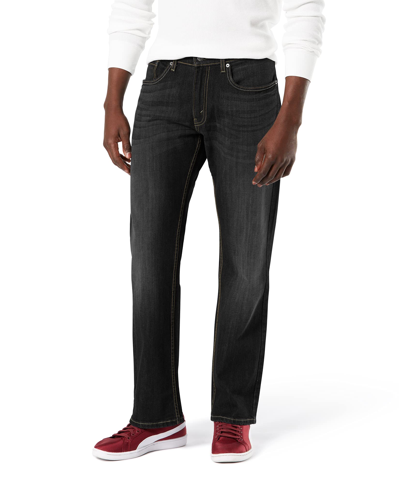 Levi Strauss Signature Gold Mens Relaxed Fit Flex Jeans (Available in Big & Tall)