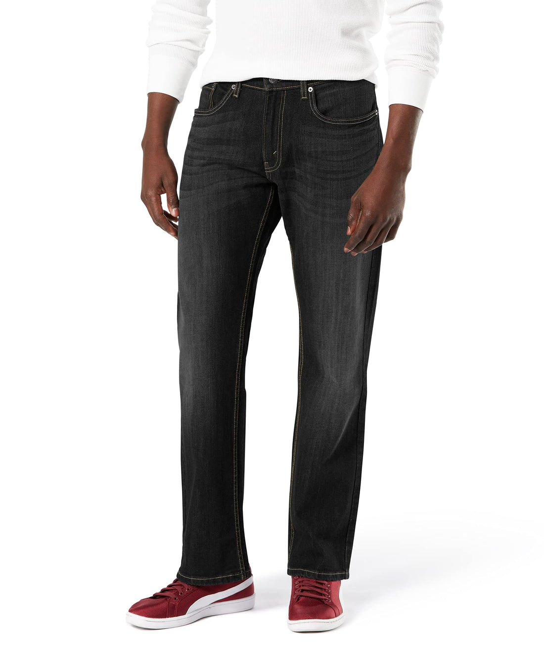 Levi Strauss Signature Gold Mens Relaxed Fit Flex Jeans (Available in Big & Tall)