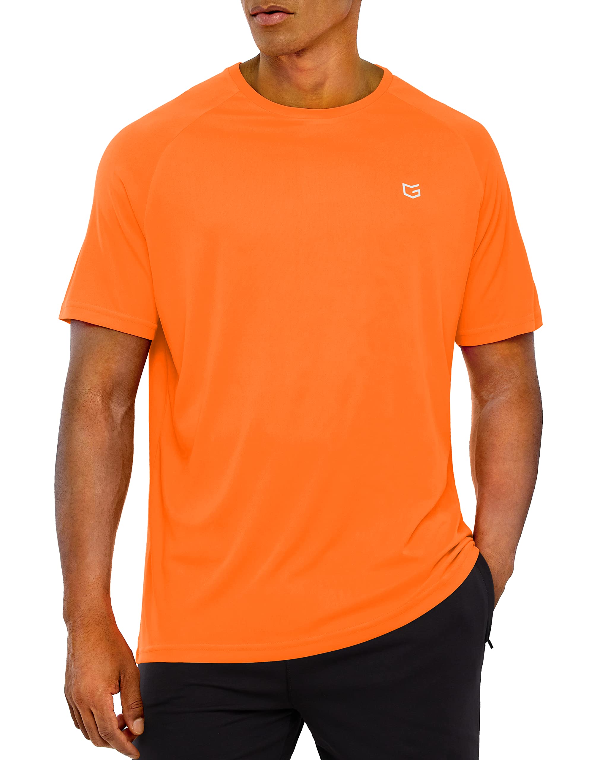 G Gradual Men's Workout Quick Dry T-Shirts Short Sleeve Lightweight Cooling Gym Shirts Tee for Running, Beach, Hiking