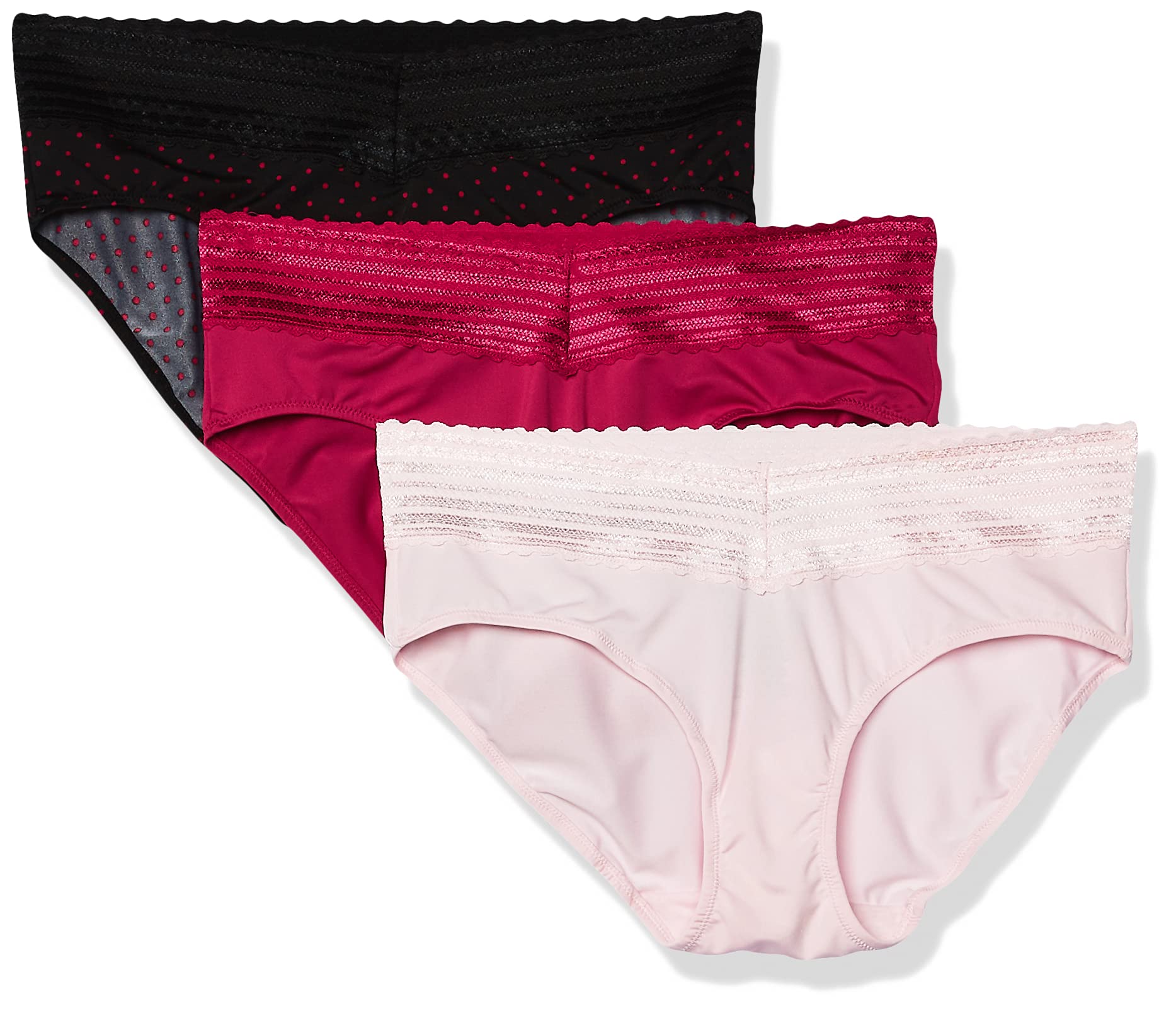 Warner's womens Blissful Benefits No Muffin 3 Pack Hipster Panties