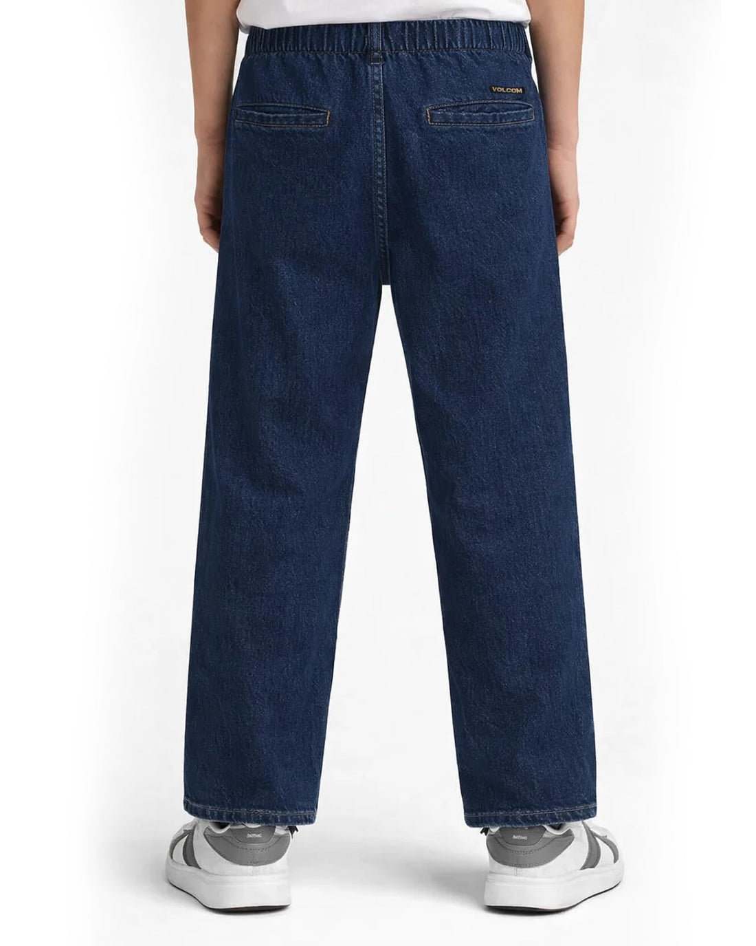 Volcom Boys' Regular Fit Pull-On Denim Jeans, 5-Pocket Style | Relaxed Comfort That Moves with Growing Kids, a Classic Timeless Look for School, Weekends or Everyday Wear