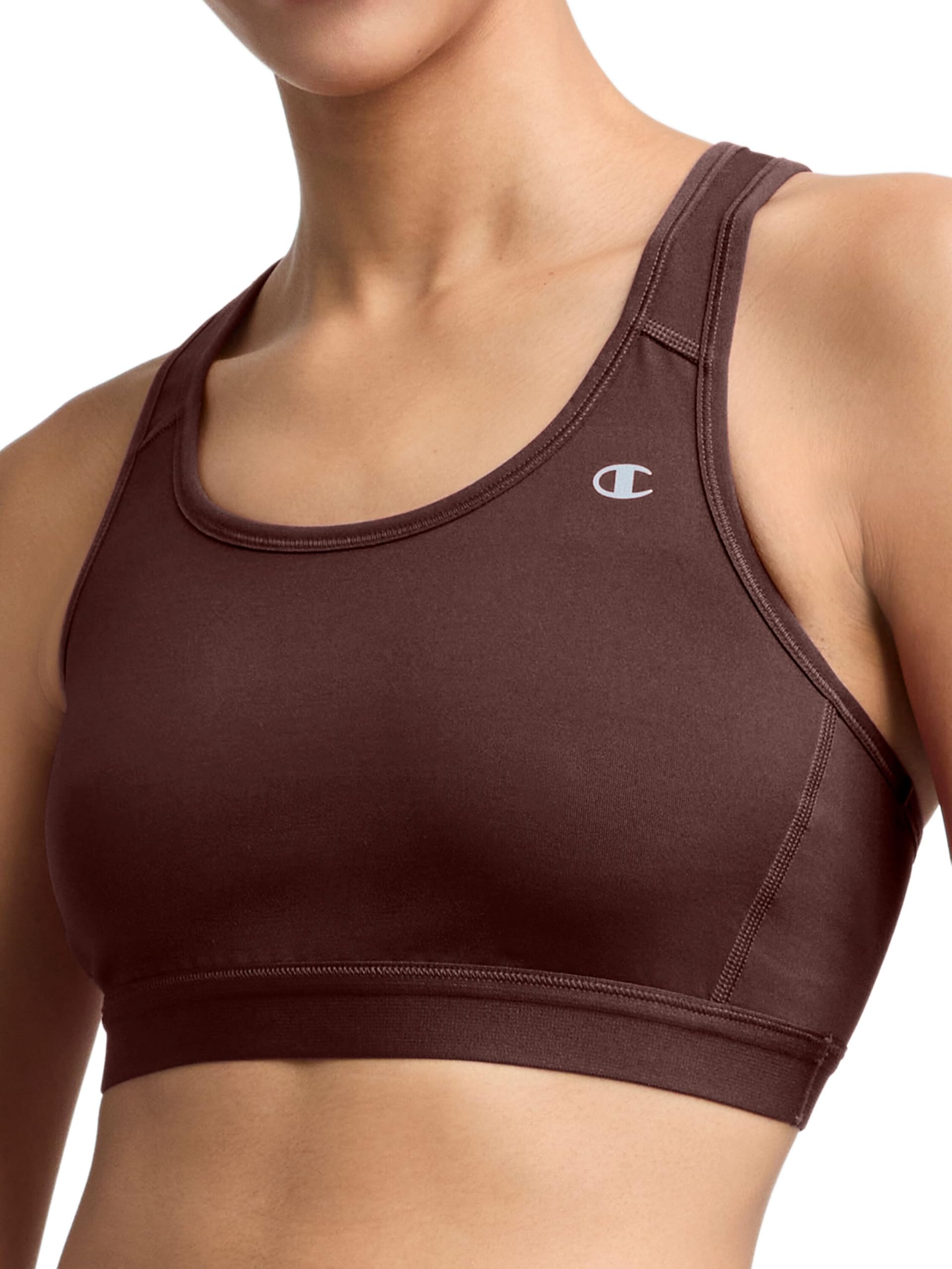 Champion Women's Sports Bra, High-Impact Compression, Moisture-Wicking Fabric
