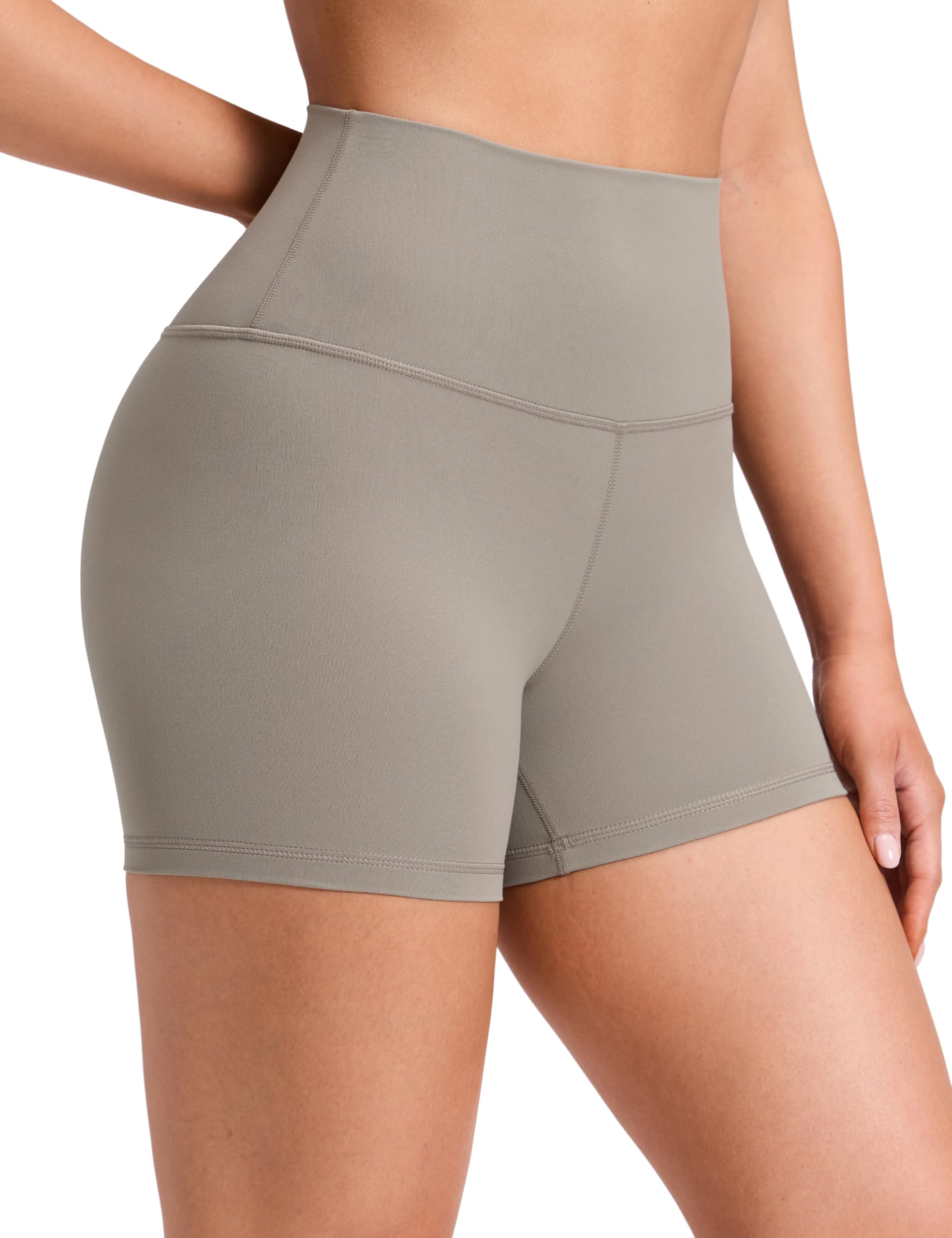 CRZ YOGA Butterluxe Biker Shorts 4" | Extremely Soft, Gentle Compression, Yoga, High Waisted, for Women