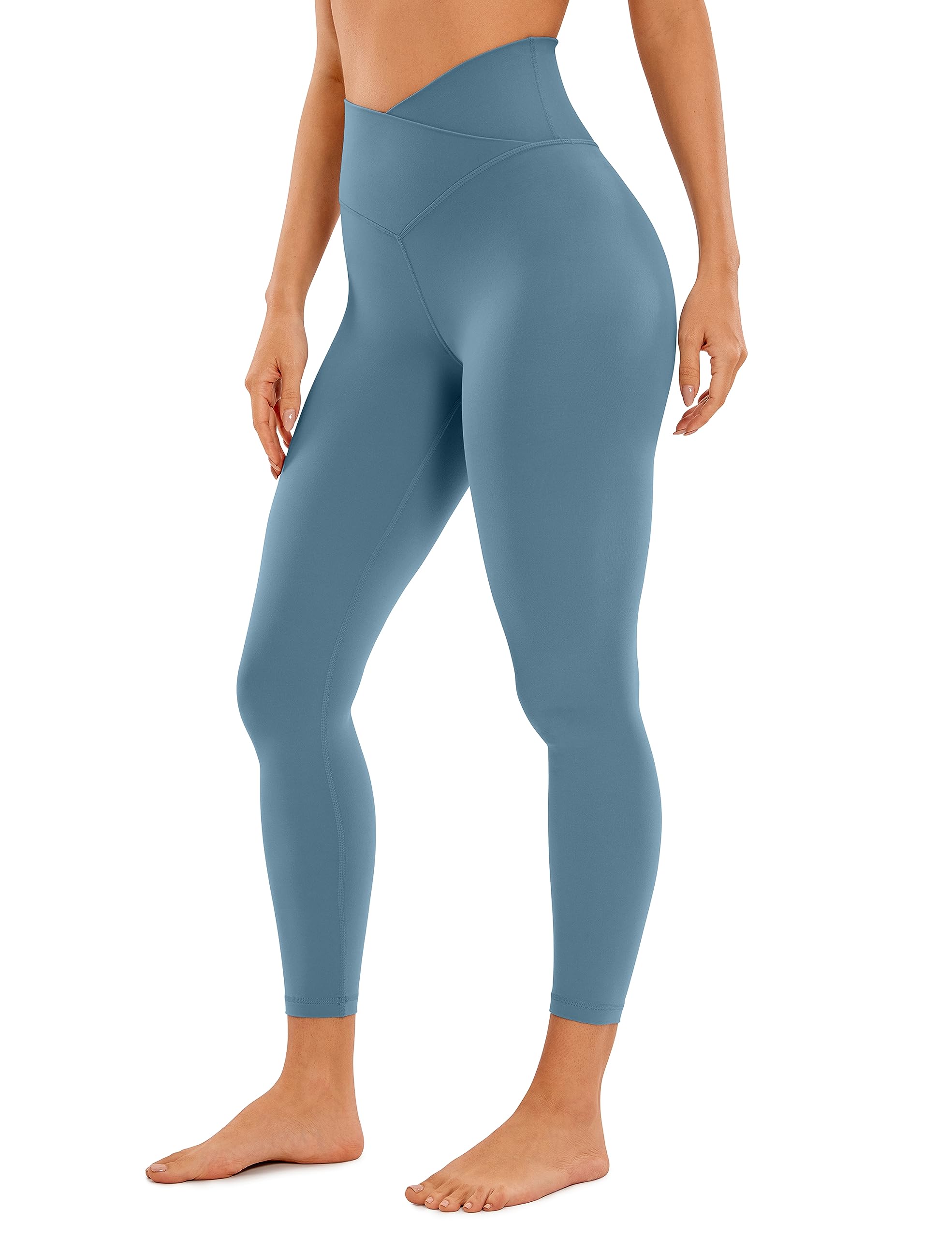 CRZ YOGA Crossover Waist Leggings 25"
