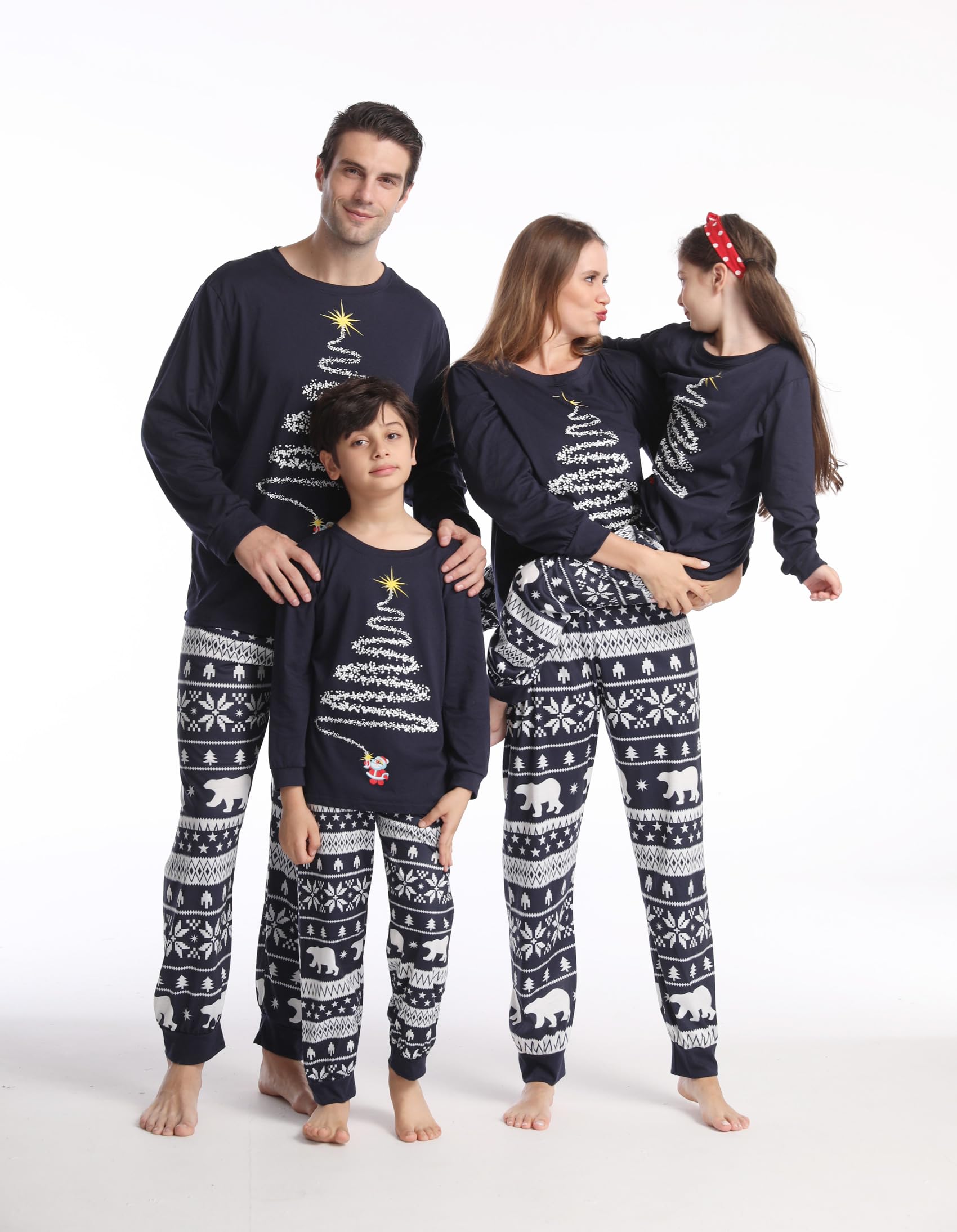 Family Christmas Pajamas Matching sets,Matching Christmas Pajamas Set for family,Womens Sleepwear, Xmas PJS Set