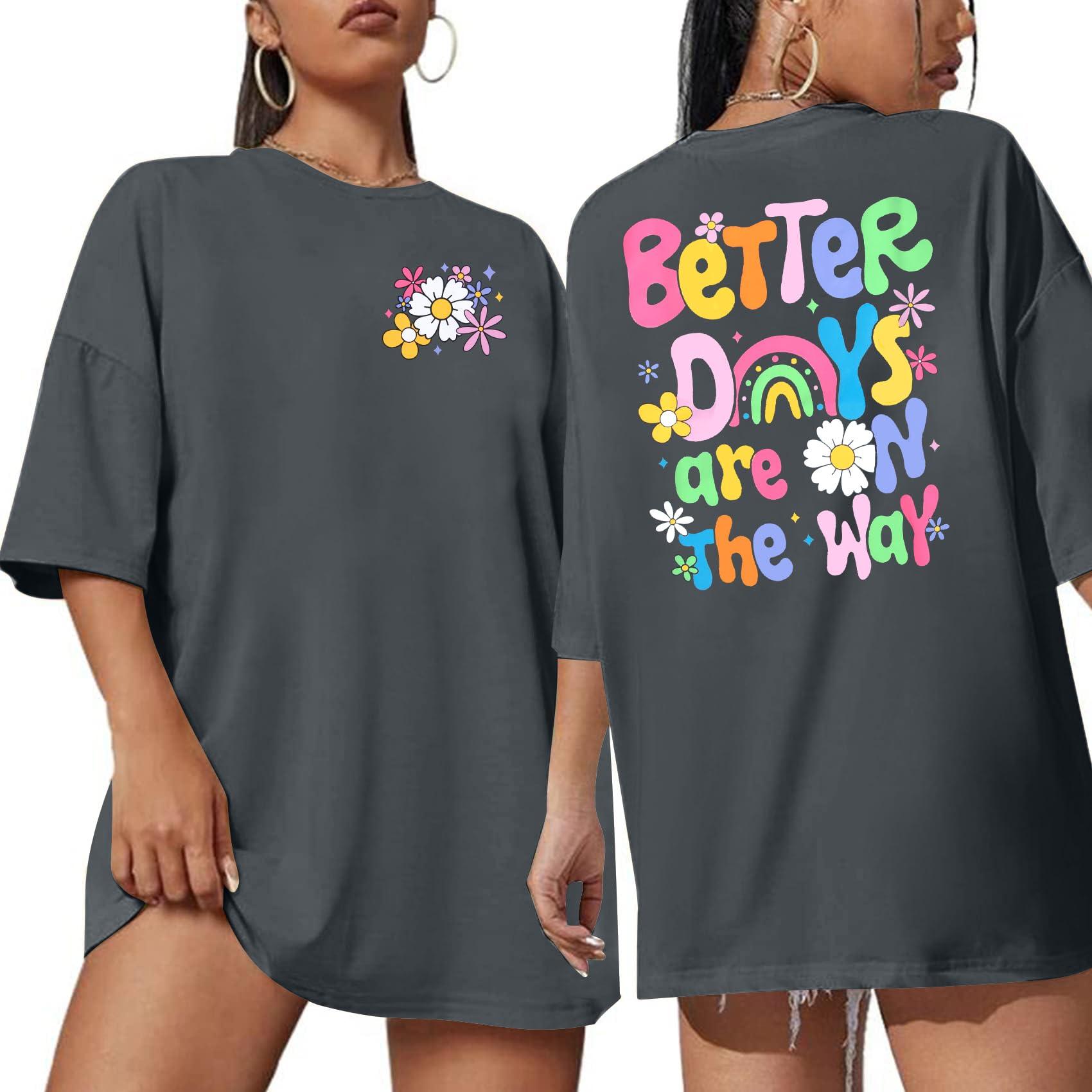 ASTANFY Oversized Tshirts for Women: Deserve Day Shirt Funny Skeleton Shirts Casual Oversized Graphic Tees Tops