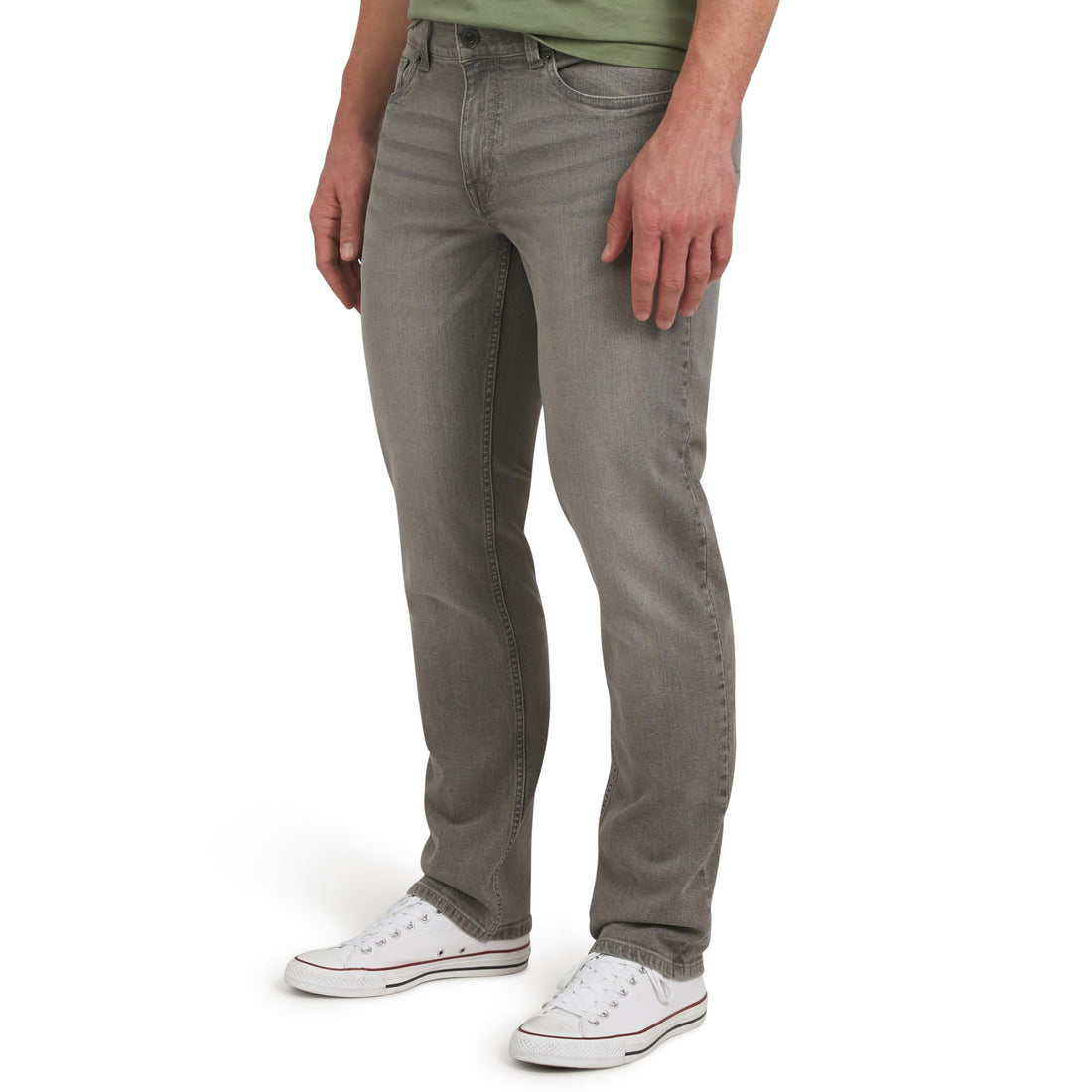 Quiksilver Men's 5 Pocket Straight Fit Stretch Waist Denim Jeans