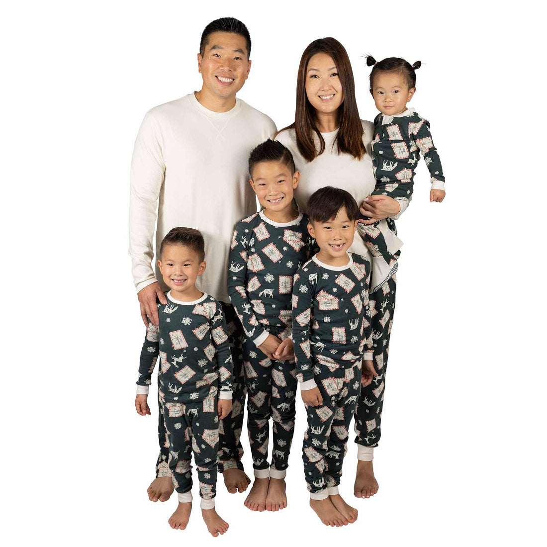 Burt's Bees Baby Matching Family Jammies, Organic Cotton, Holiday Pajamas