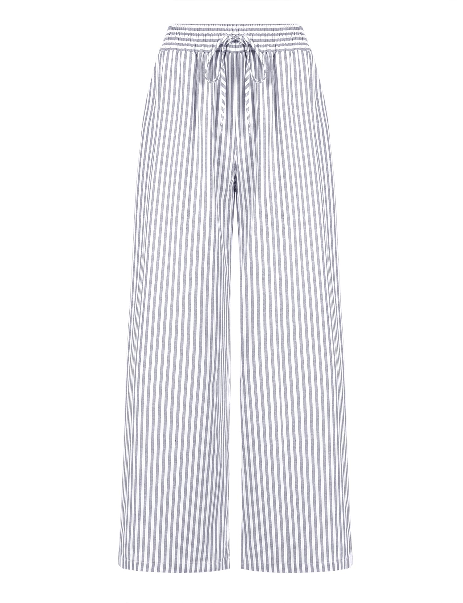 LOMON Striped Gingham Pants Women Summer Fall Pajamas Lounge Boxer Bottoms