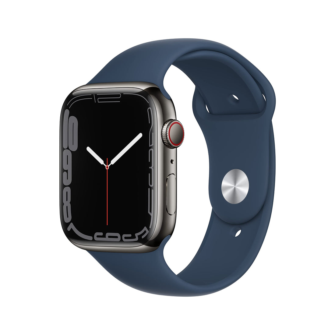 Apple Watch Series 7 [GPS + Cellular 45mm] Smart watch w/ (PRODUCT)RED Aluminum Case with (PRODUCT)RED Sport Band. Fitness Tracker, Blood Oxygen & ECG Apps, Always-On Retina Display, Water Resistant