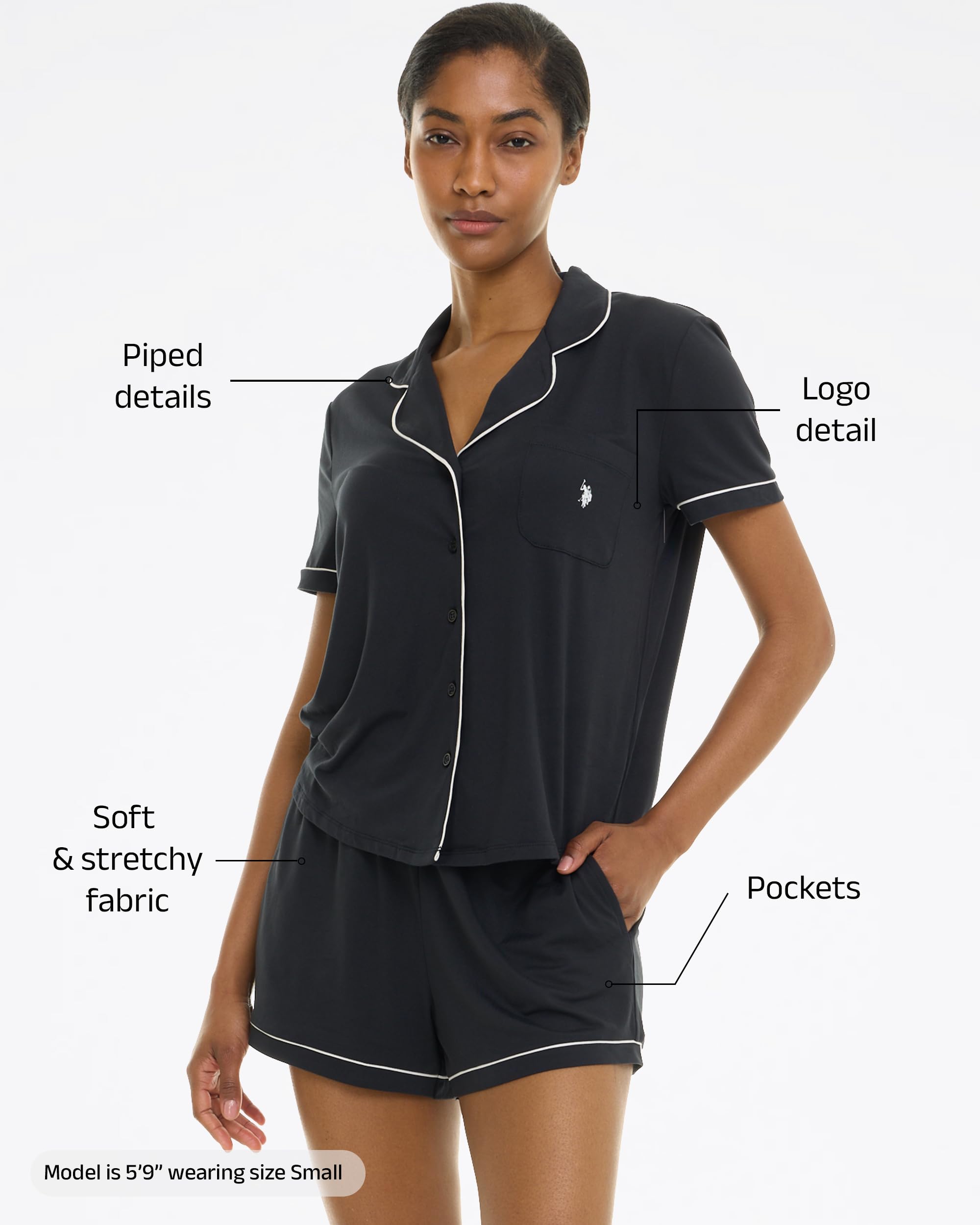 U.S. POLO ASSN. Summer Pajamas for Women Set