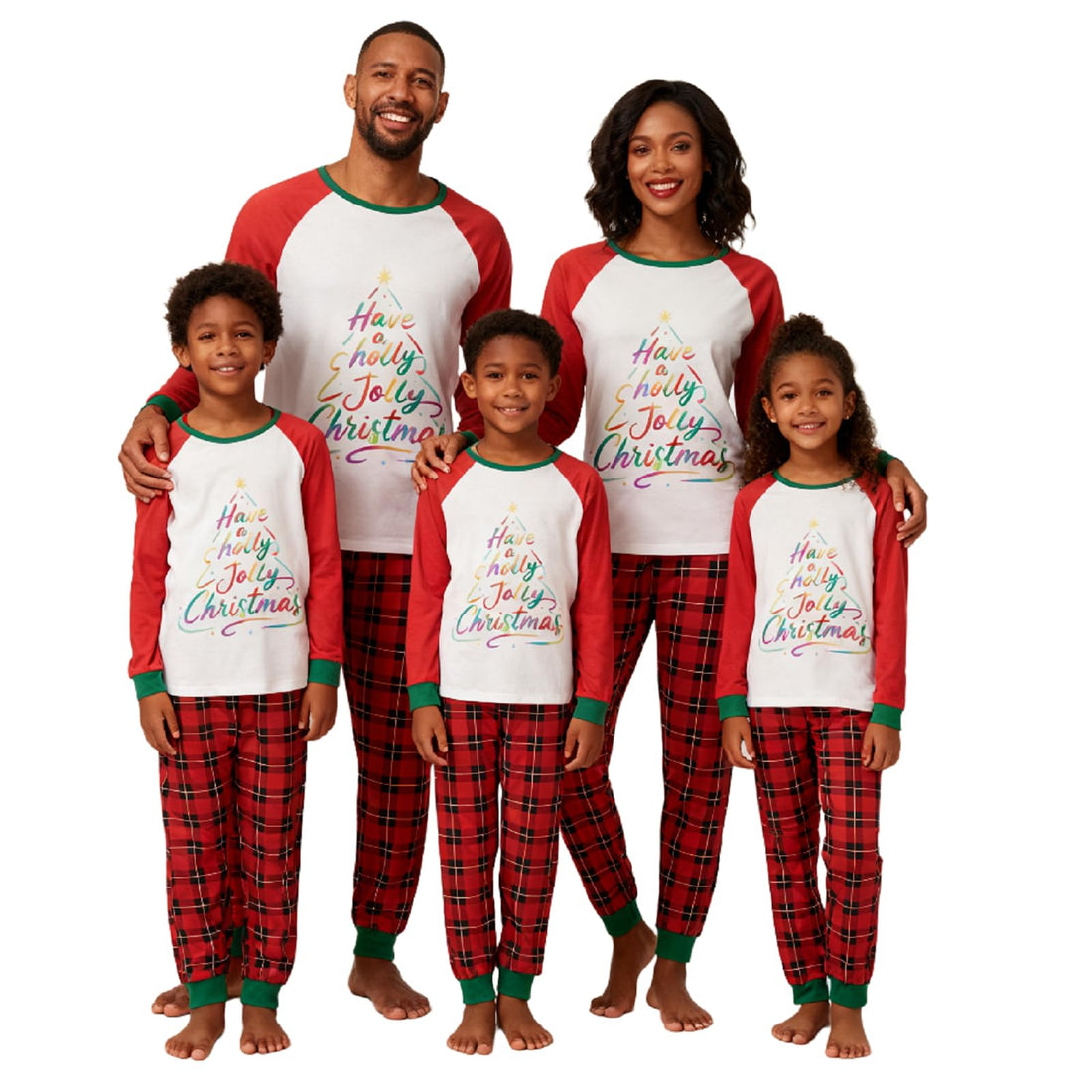 Christmas Pajama Family Matching Pajamas Sets Christmas Pjs Sleepwear Outfits for Christmas Holiday Xmas Party