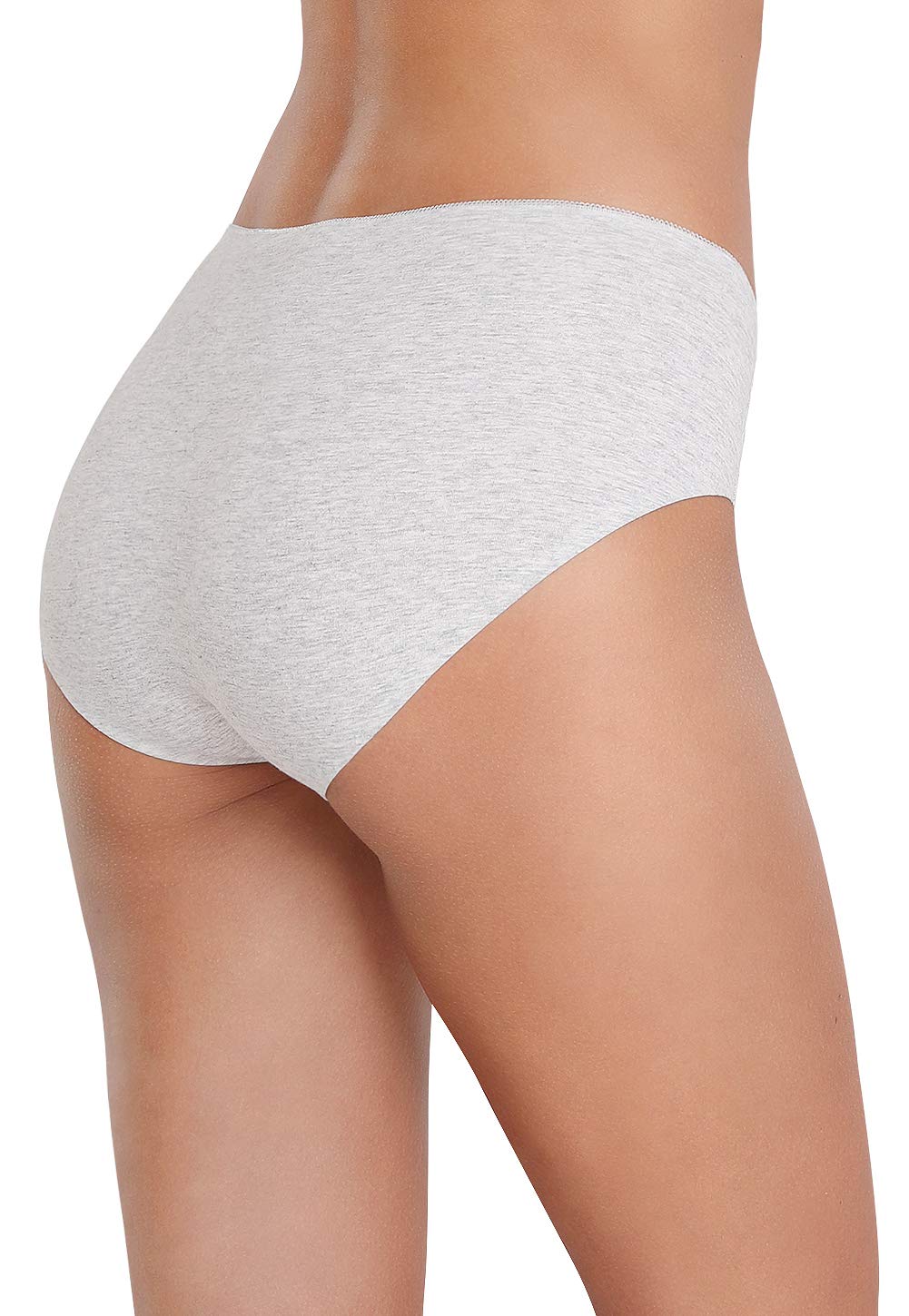 Altheanray Womens Underwear Cotton Underwear for Women Seamless Hipster Bikini Briefs Panties 6 Pack