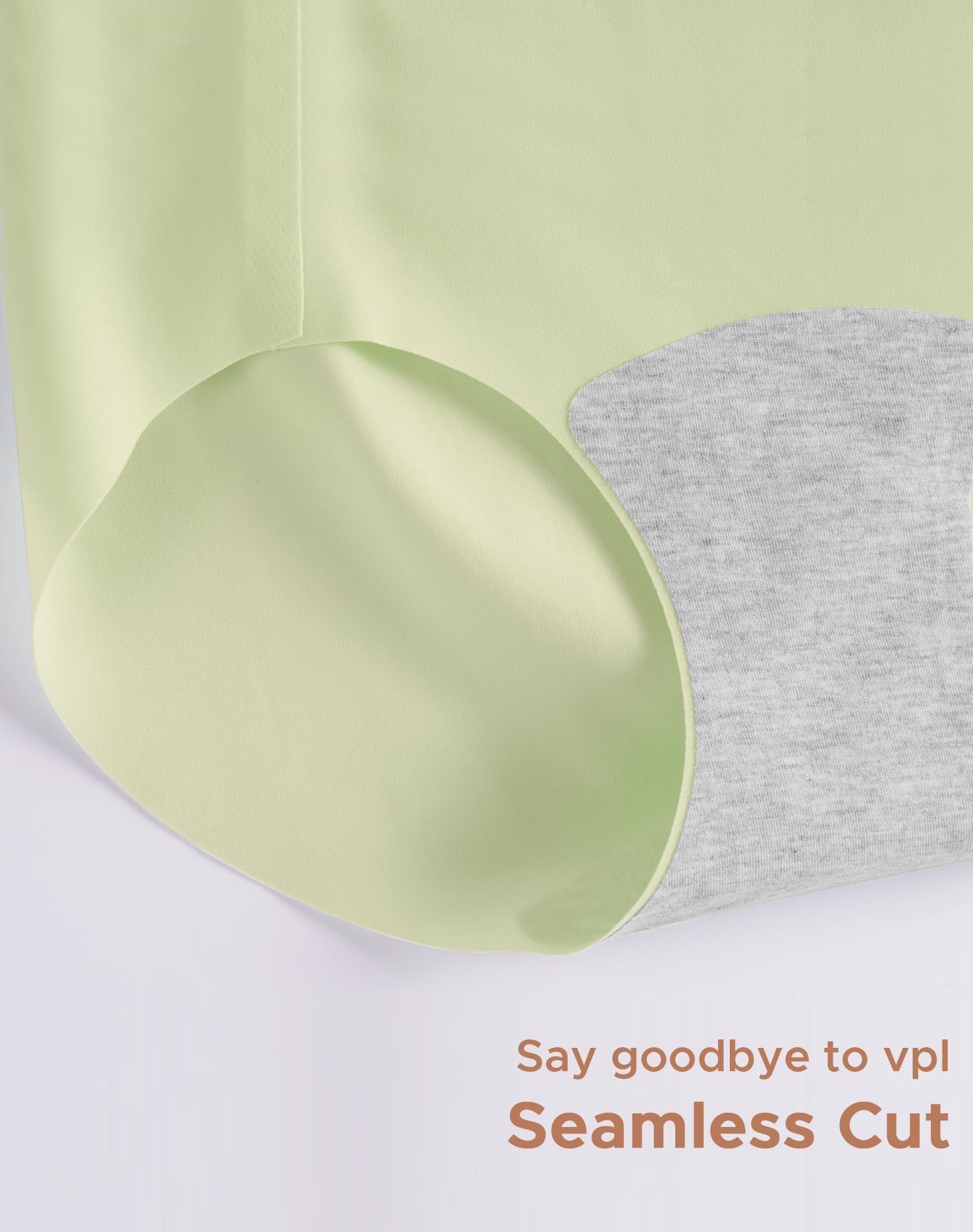 INNERSY Women's Seamless No Show Hipster Panties Invisible Light Underwear 3-Pack