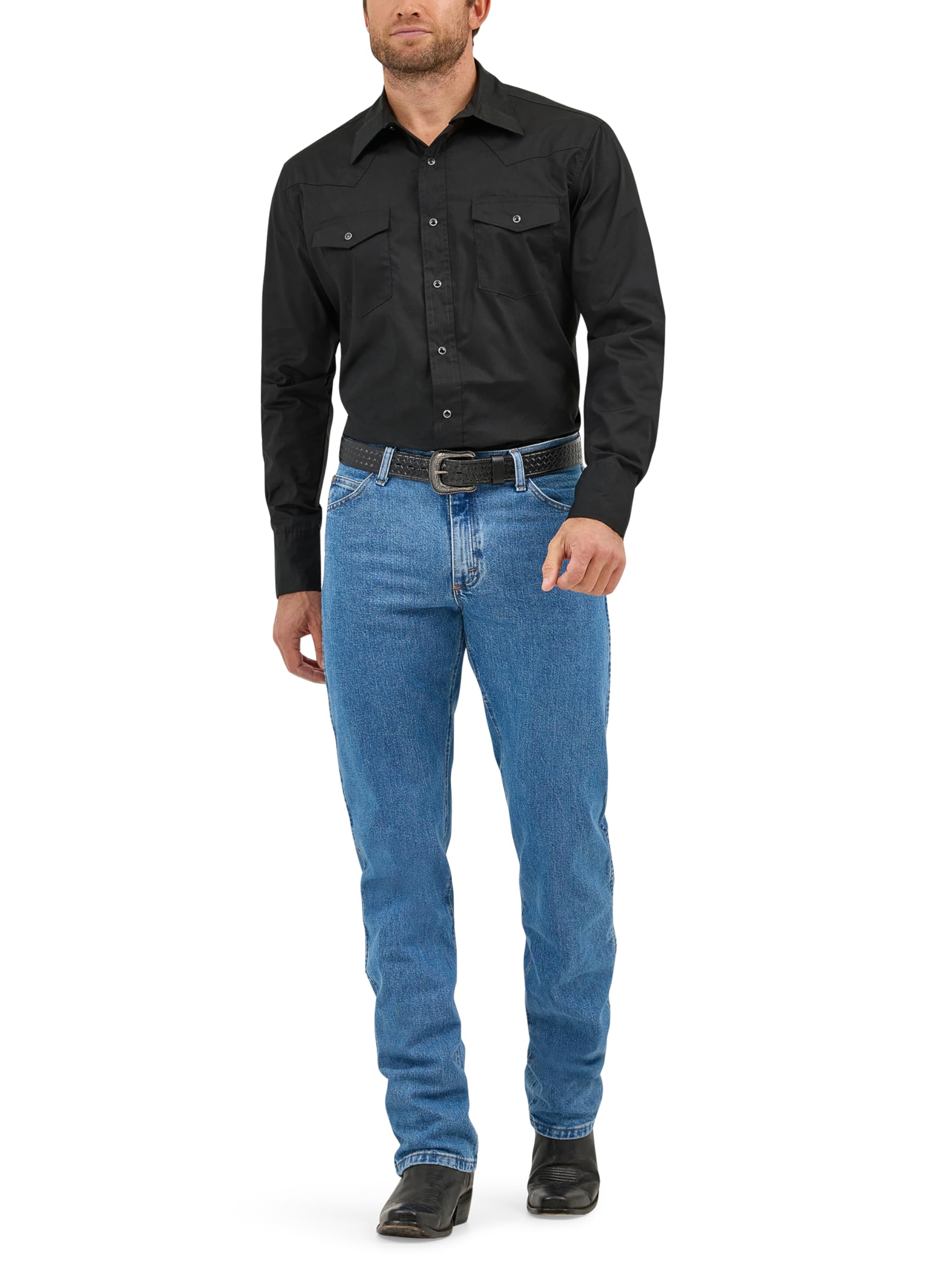 Men's Wrangler Premium Performance Regular Fit Blue Jean - 47MWZSW