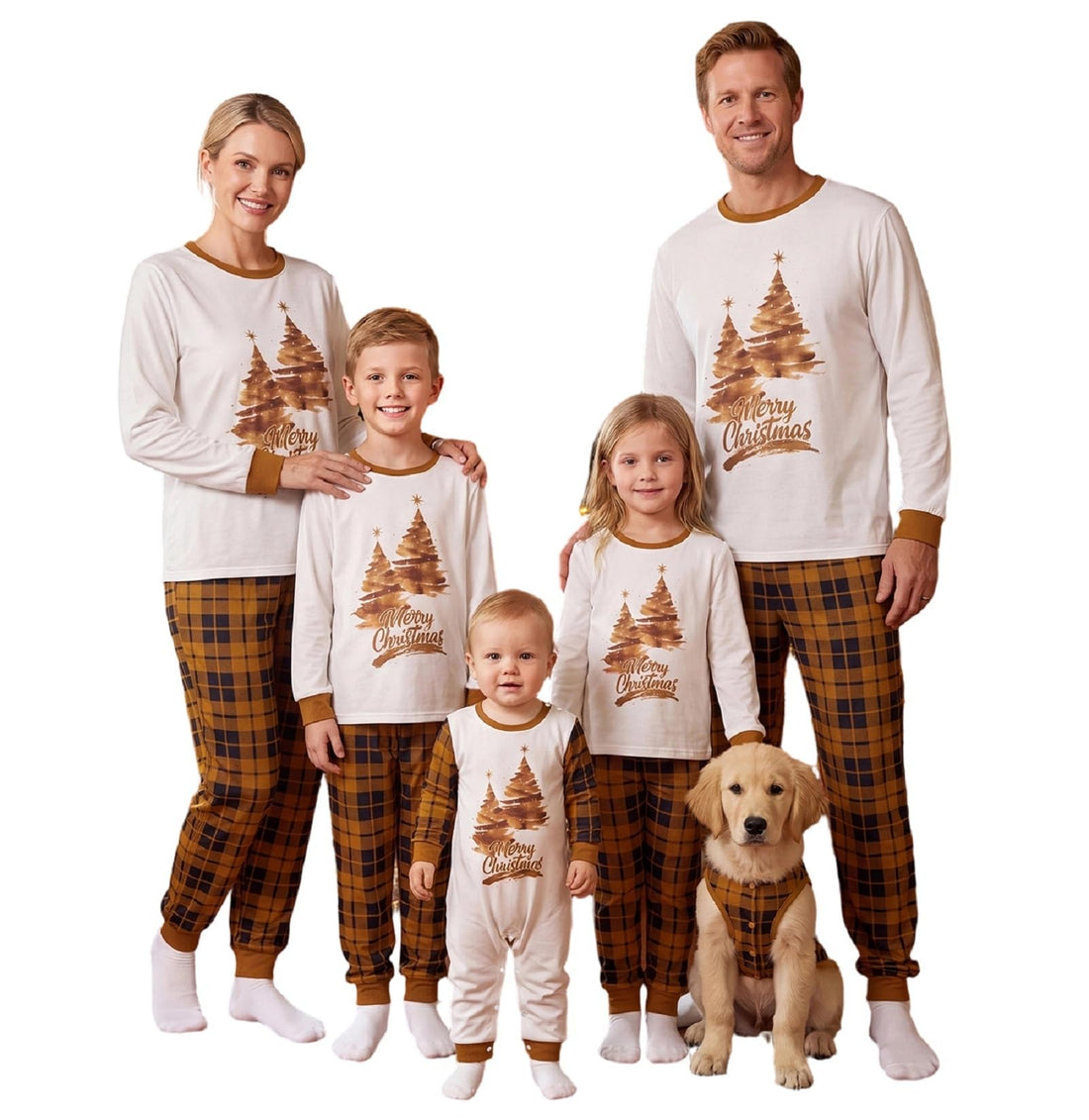 Christmas Pajama Family Matching Pajamas Sets Christmas Pjs Sleepwear Outfits for Christmas Holiday Xmas Party