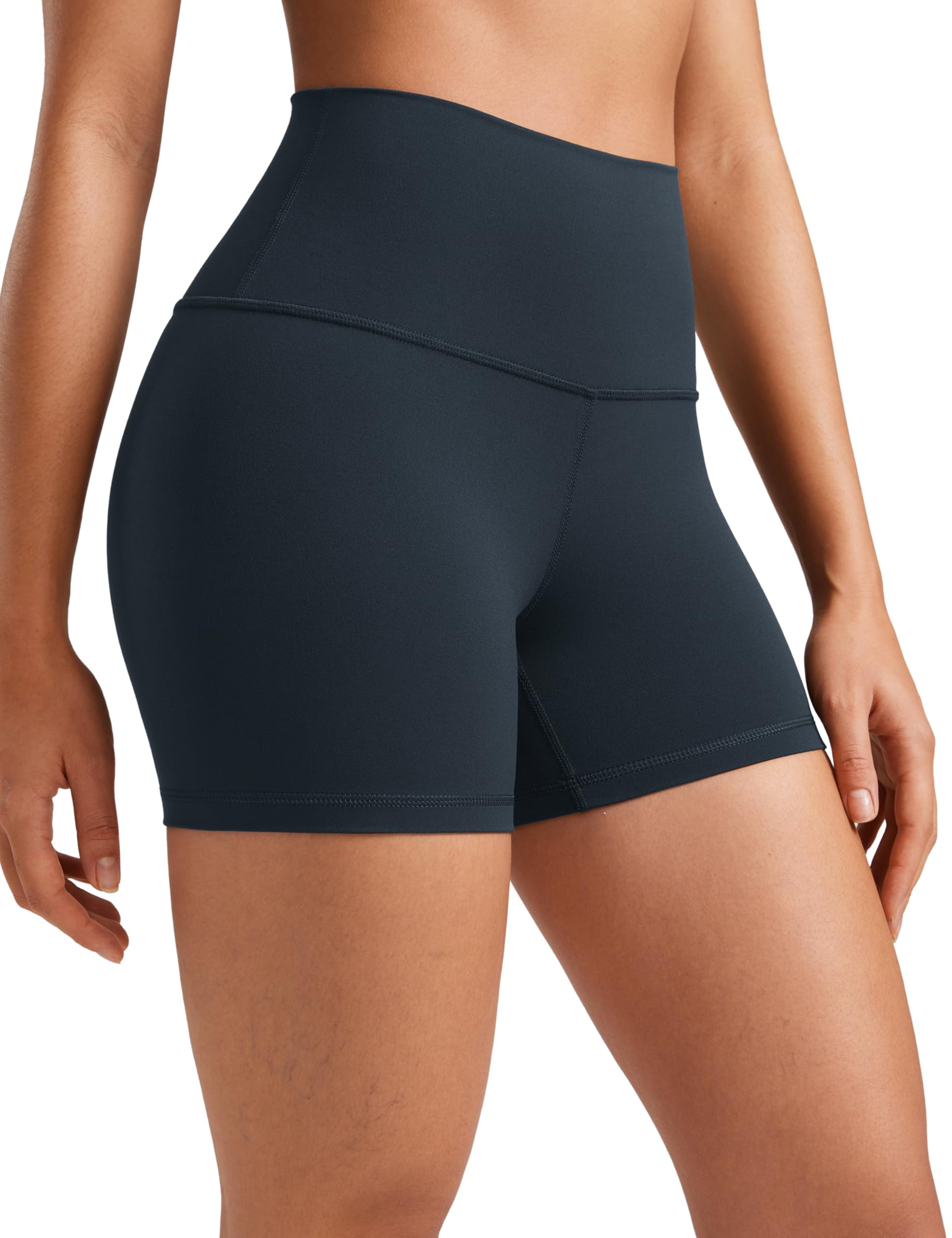 CRZ YOGA Butterluxe Biker Shorts 4" | Extremely Soft, Gentle Compression, Yoga, High Waisted, for Women
