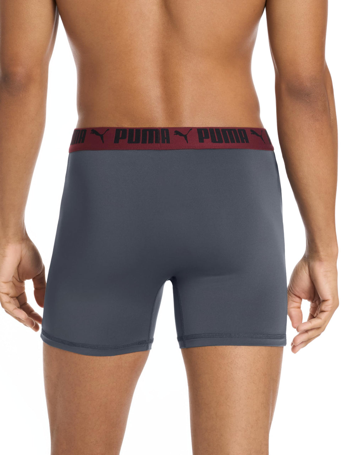 PUMA Men's 5 Pack Performance Boxer Briefs