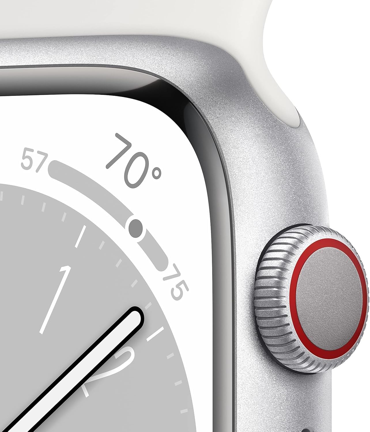 Apple Watch Series 8 [GPS, 45mm] - Midnight Aluminum Case with Midnight Sport Band, M/L (Renewed)