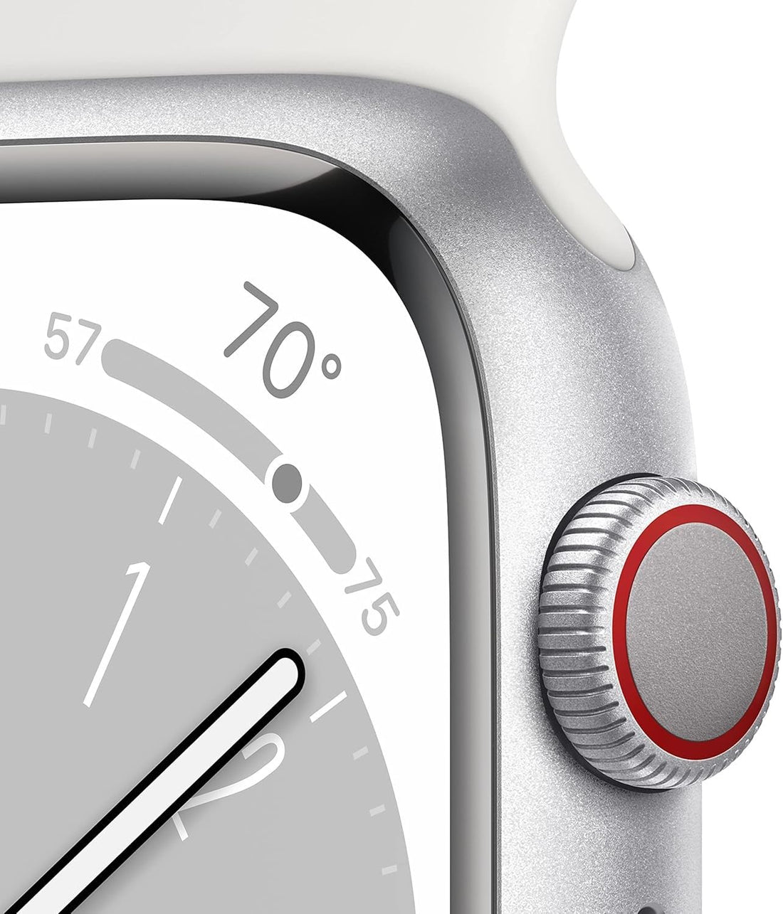 Apple Watch Series 8 [GPS, 45mm] - Midnight Aluminum Case with Midnight Sport Band, M/L (Renewed)