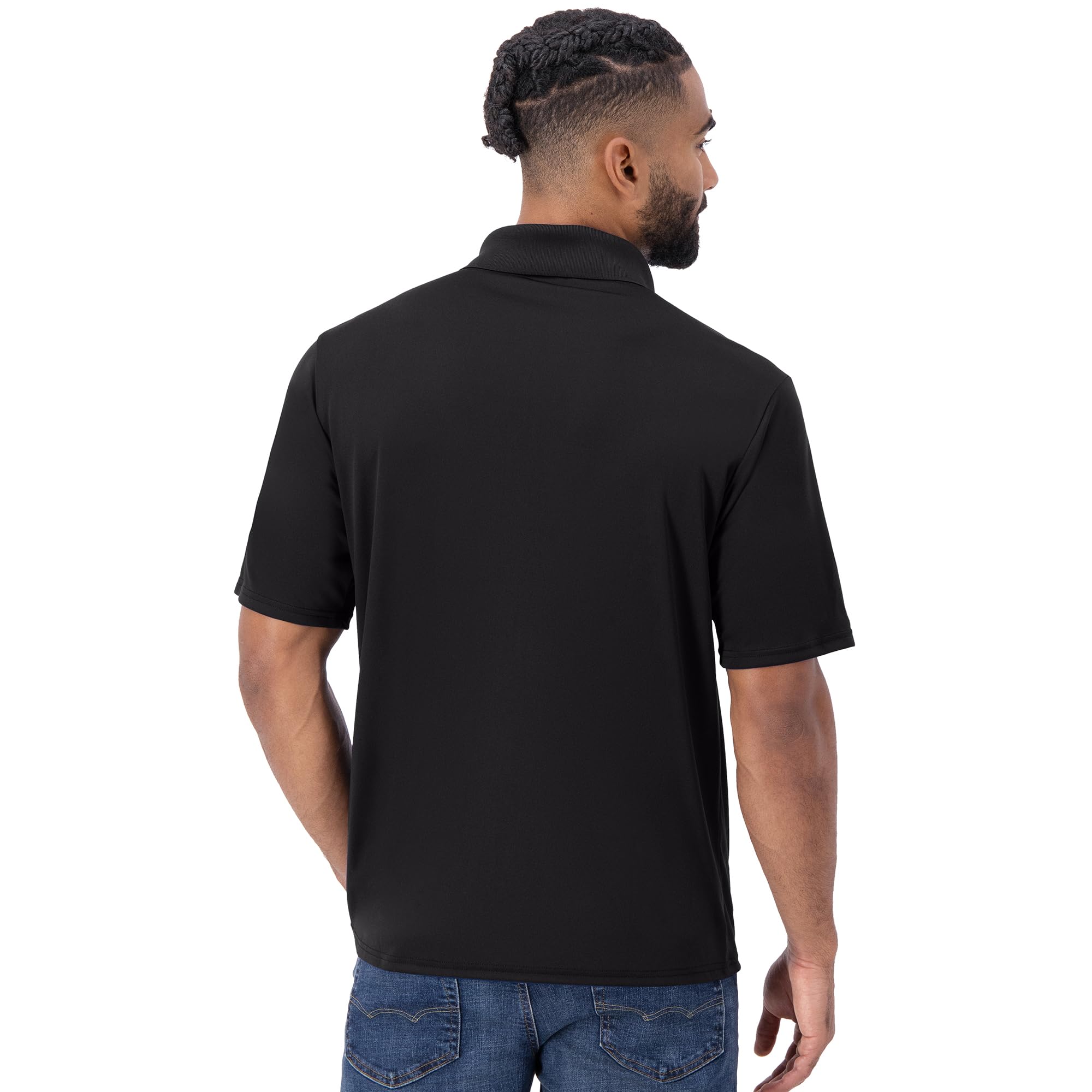 Hanes Men's Cool DRI Polo Shirt, Quick-Drying Performance Polo for Men, UPF Protection