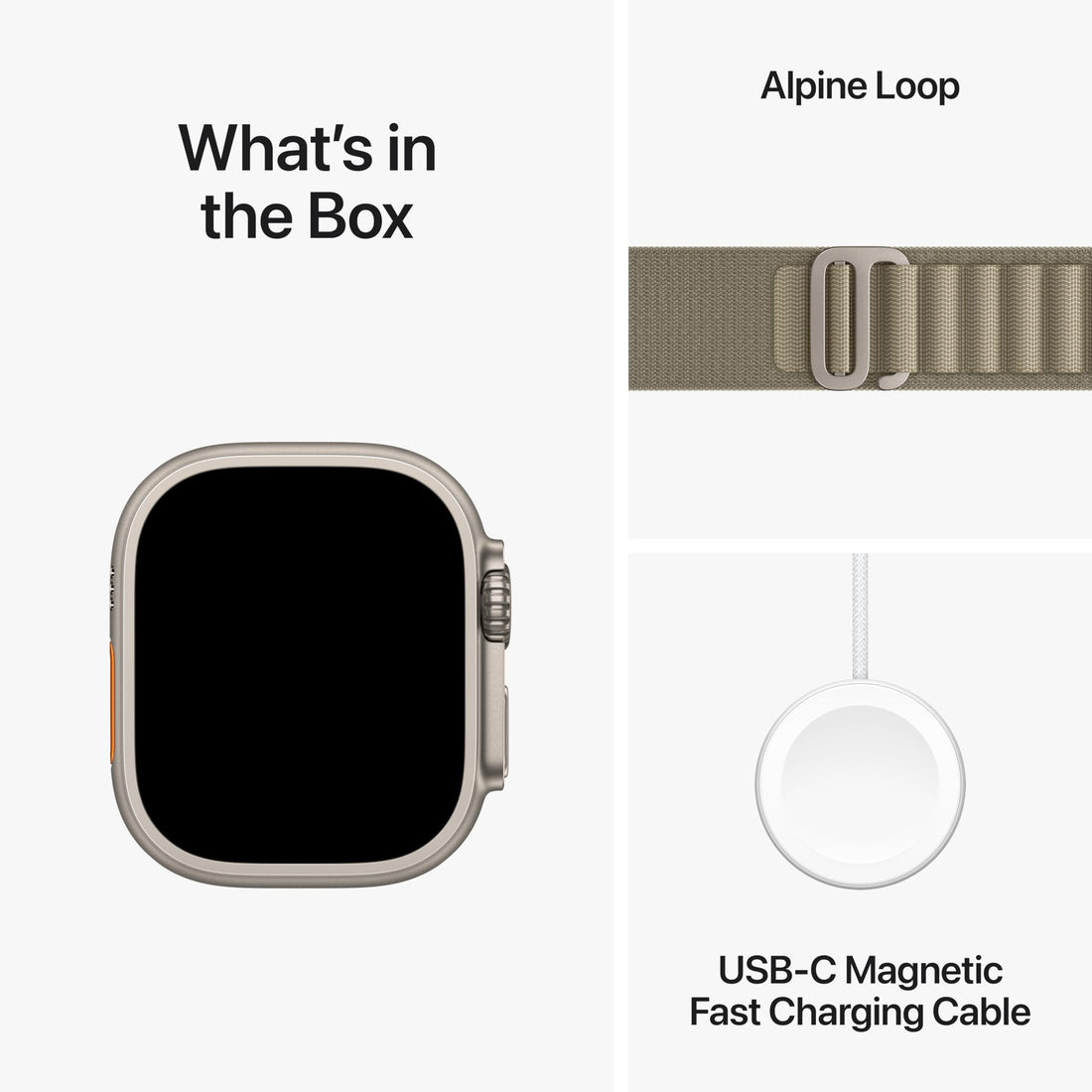 Apple Watch Ultra 2 [GPS + Cellular, 49mm] - Titanium Case with Blue Ocean Band, One Size (Renewed)