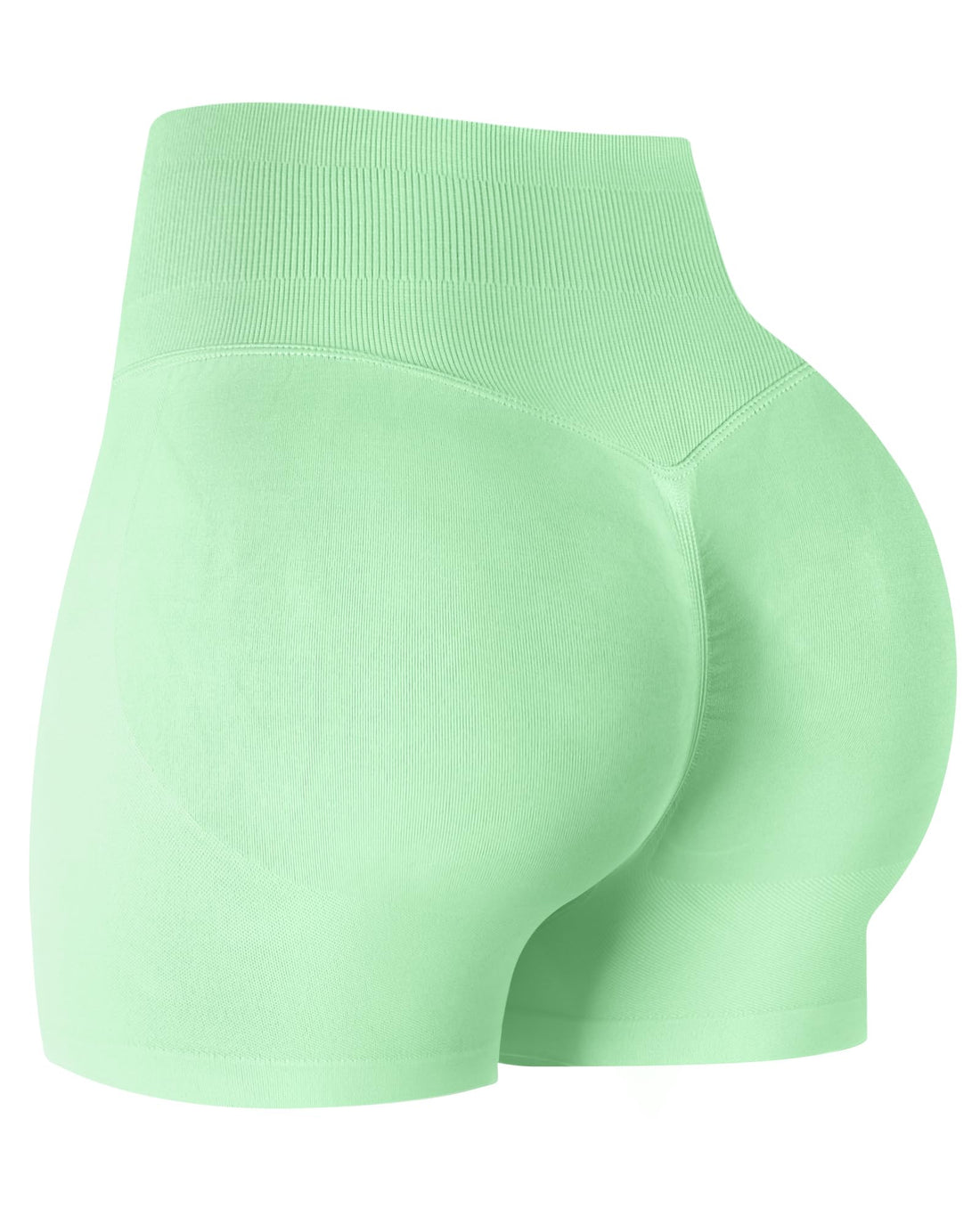 ATHVOTAR Workout Gym Shorts Women, High Waisted Seamless Butt Lifting Scrunch Butt Sports Shorts