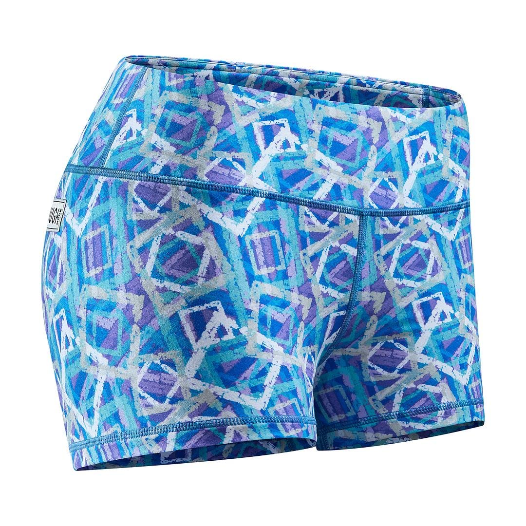 Tough Mode Womens 3" Lightweight Running WOD Volleyball Shorts Workout Mesh Liner Zip Pocket