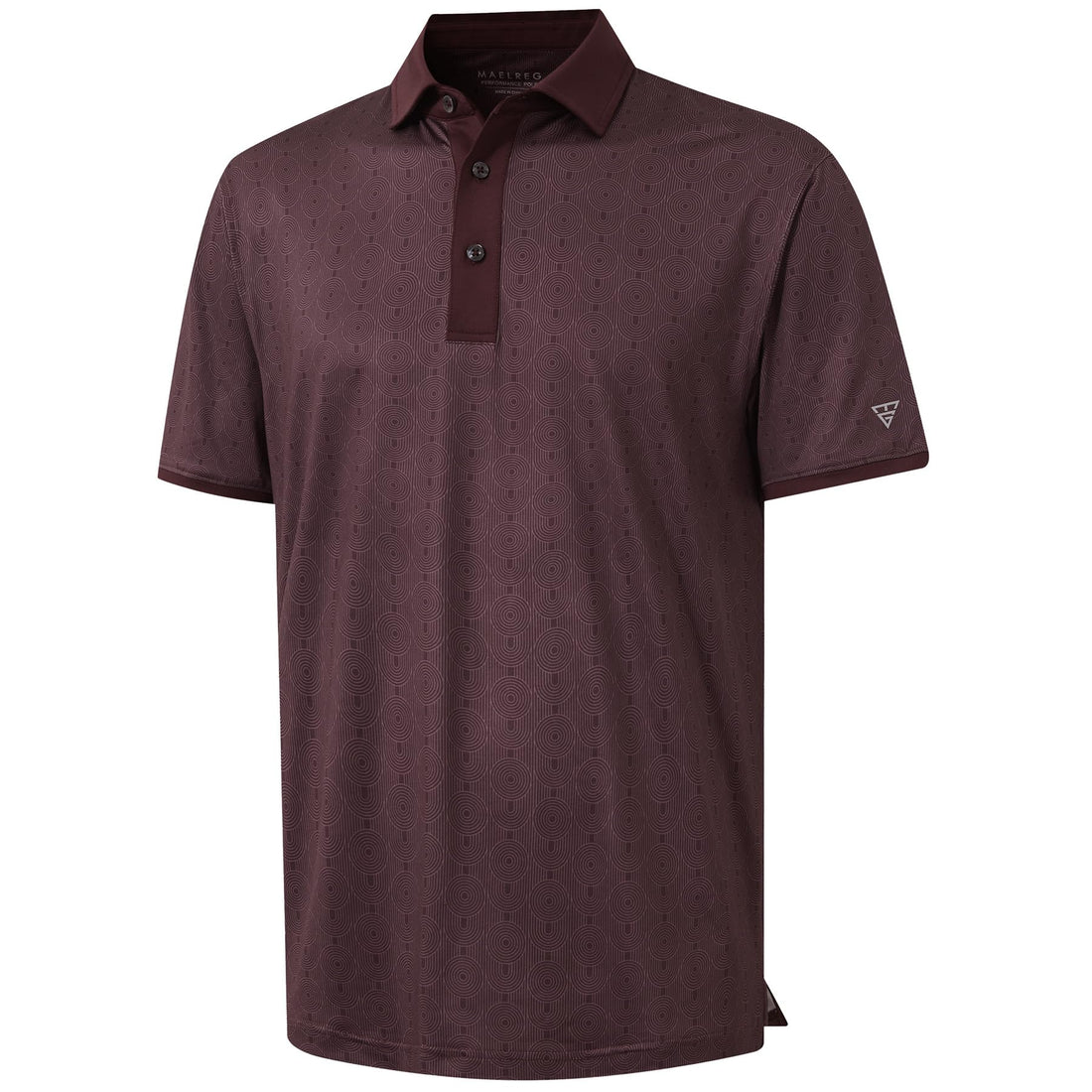 M MAELREG Golf Polo Shirts for Men Dry Fit Performance Lightweight Printing Contrast Collar Mens Golf Shirts Short Sleeve