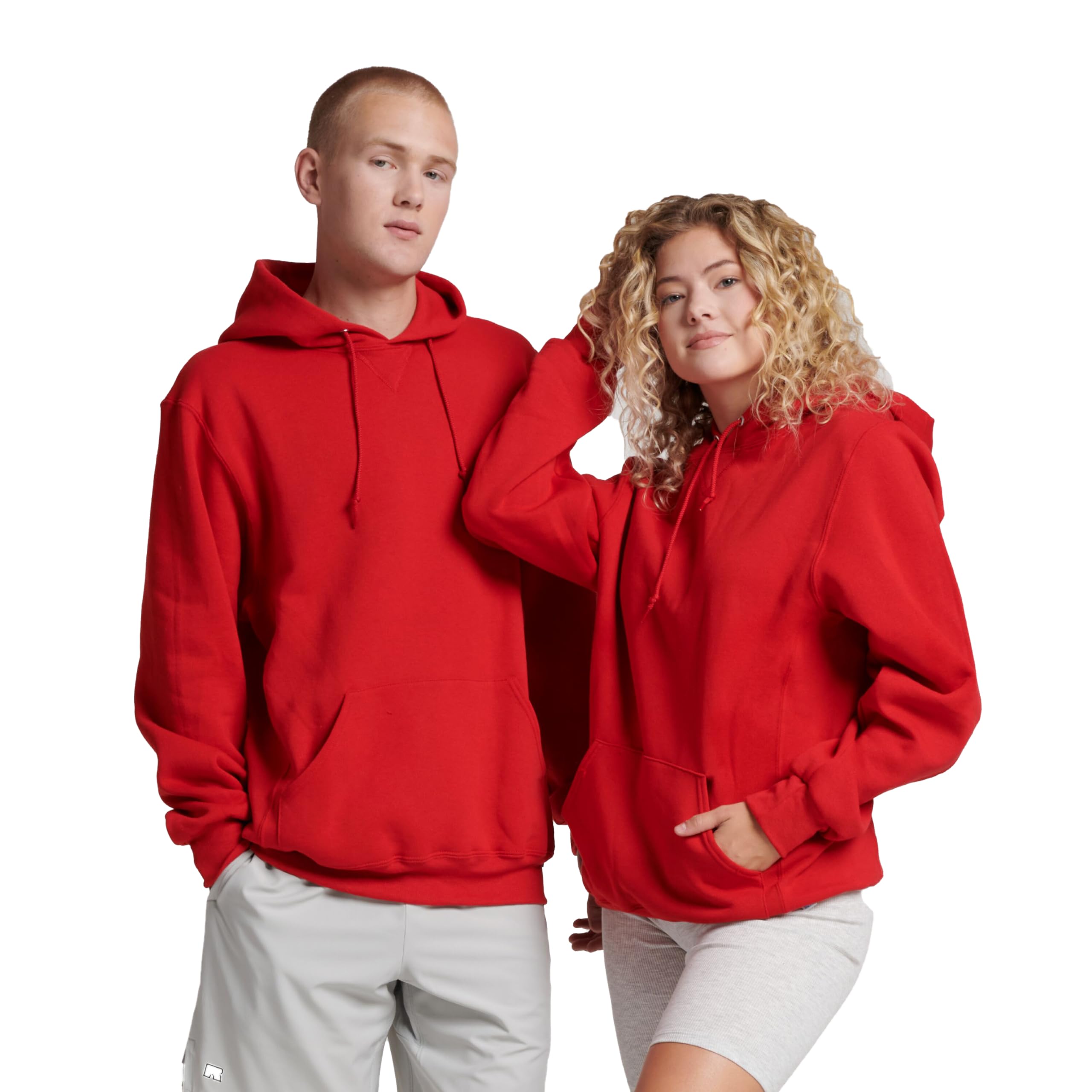 Russell Athletic mens Dri-power Fleece Hoodies, Moisture Wicking, Cotton Blend, Relaxed Fit, Sizes S-4x