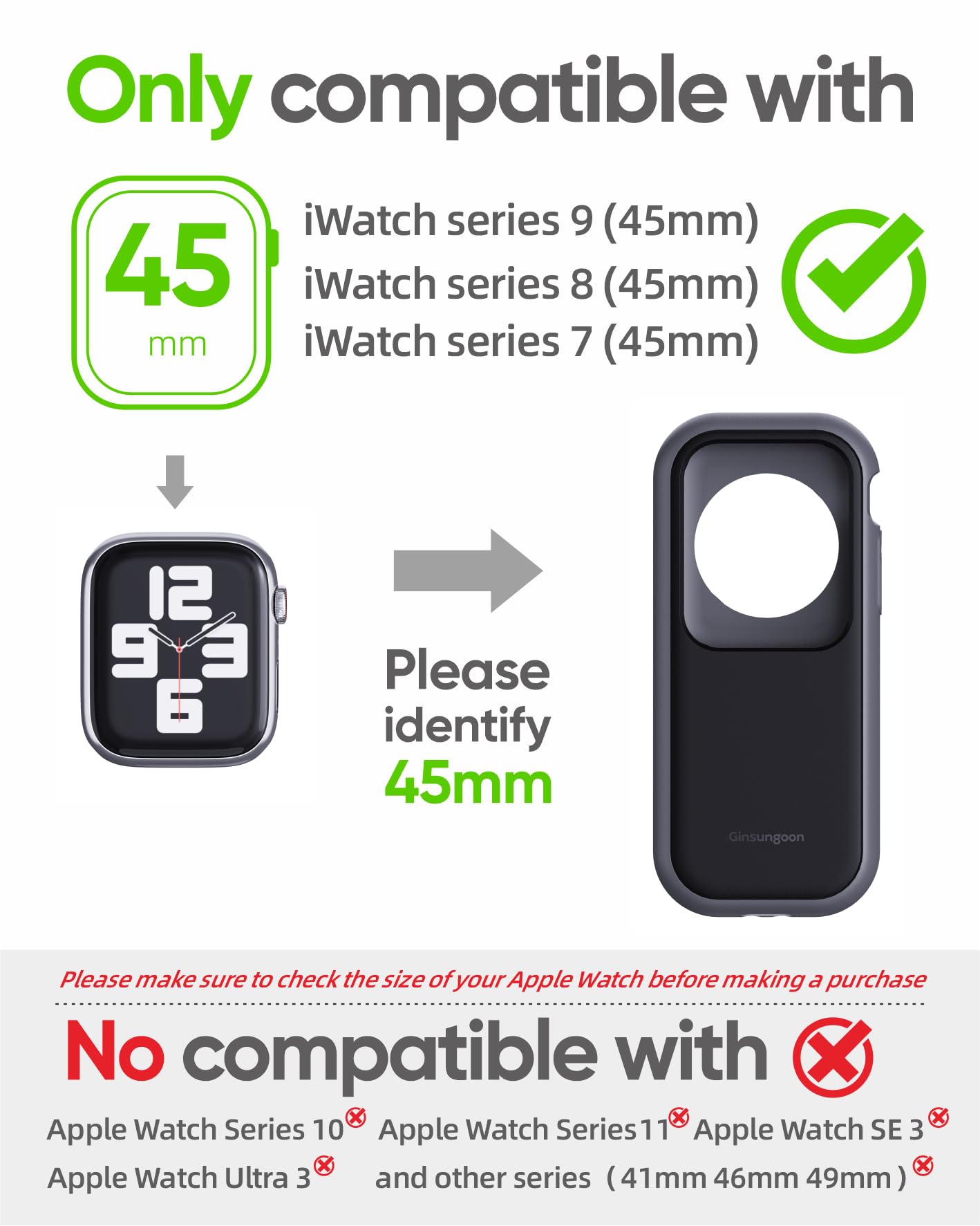 Compatible with Apple Watch Case Ultra 3/Ultra 2/Ultra 49mm- Turn Your Apple Watch into a Smartphone Replacement & Reduce Mobile Phone Dependency (iWatch Not Included)