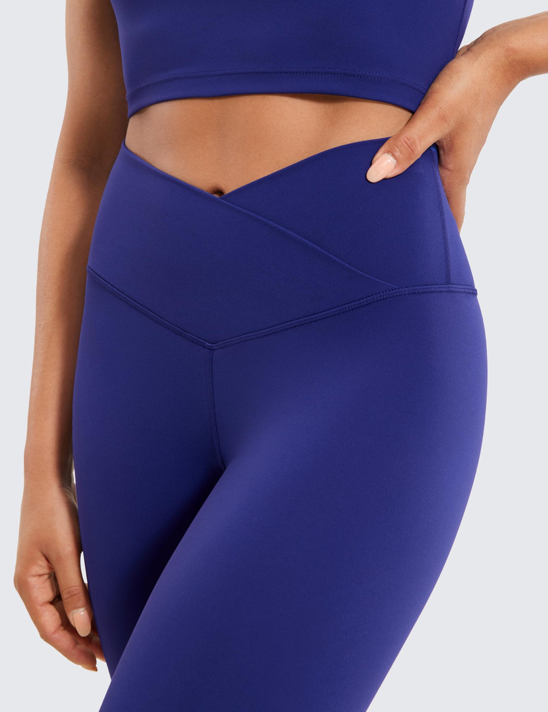CRZ YOGA Crossover Waist Leggings 25"