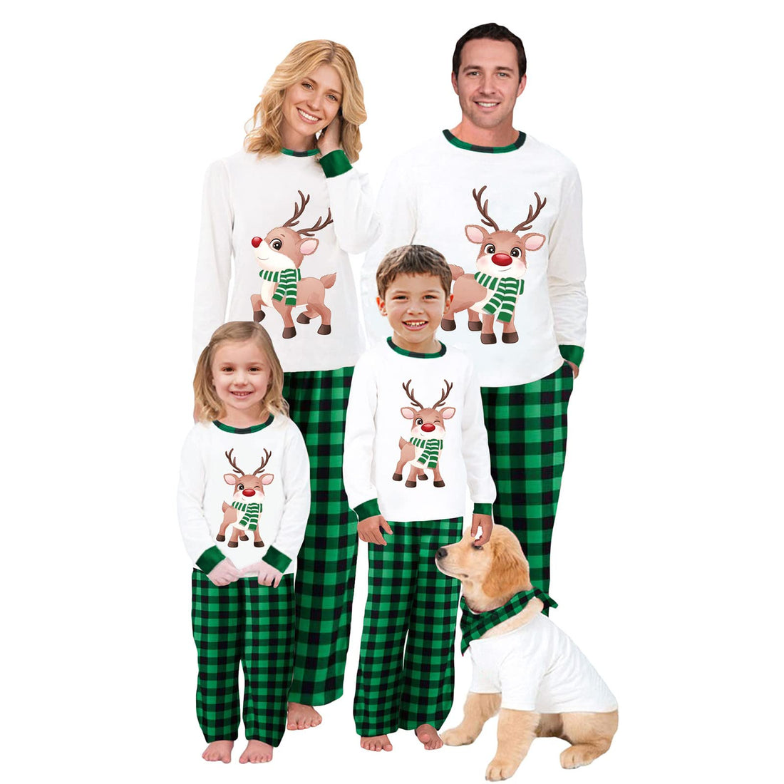 WephuPSho Christmas Family Matching Pajamas, Festive Xmas Jammies Sets for the Whole Family, Holiday Pjs Christmas