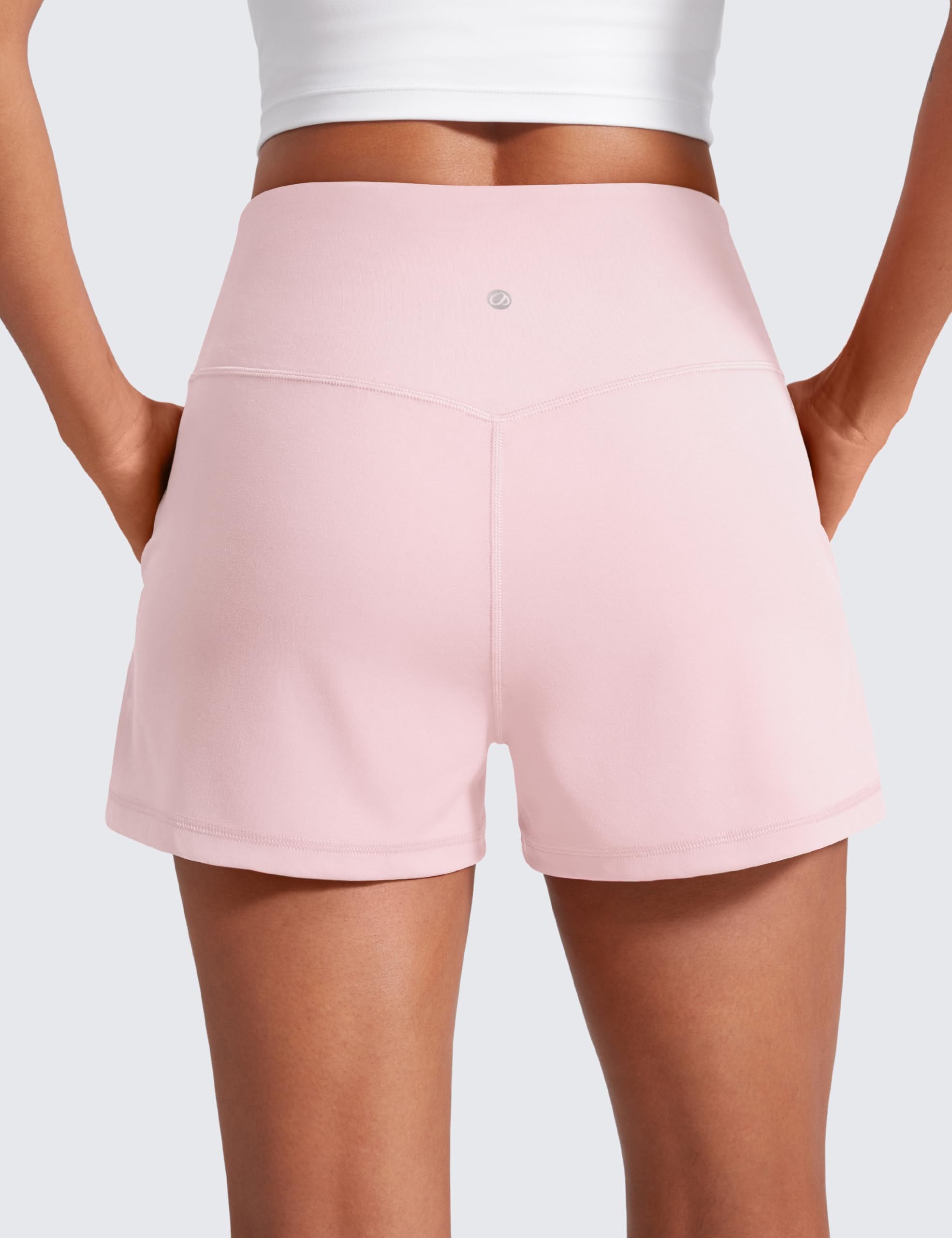 CRZ YOGA Butterlift Linerless Shorts 3" | High Waisted, Buttery Soft, Comfy, Yoga, Casual, Pockets, for Women