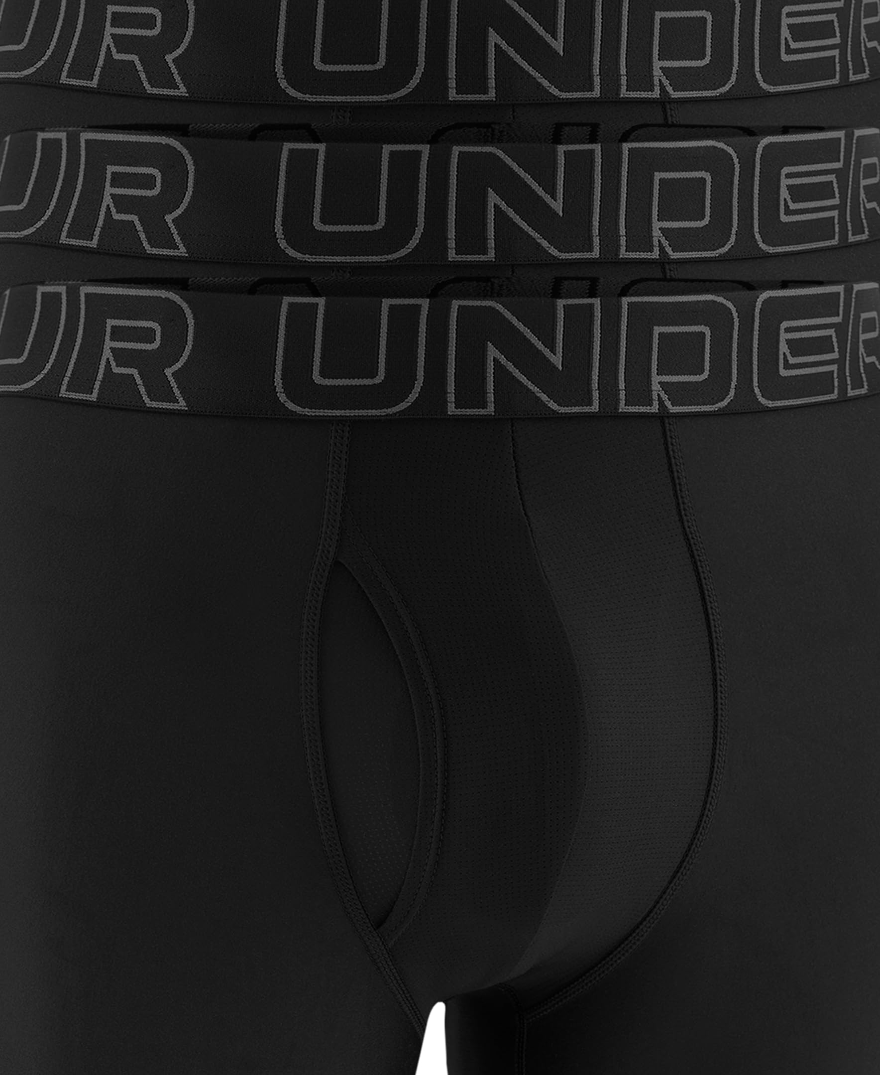 Under Armour Men's Performance Tech Long-Leg Boxerjock Brief Underwear, 9" Inseam, All-Day Comfort & Ultra-Soft, 3-Pack